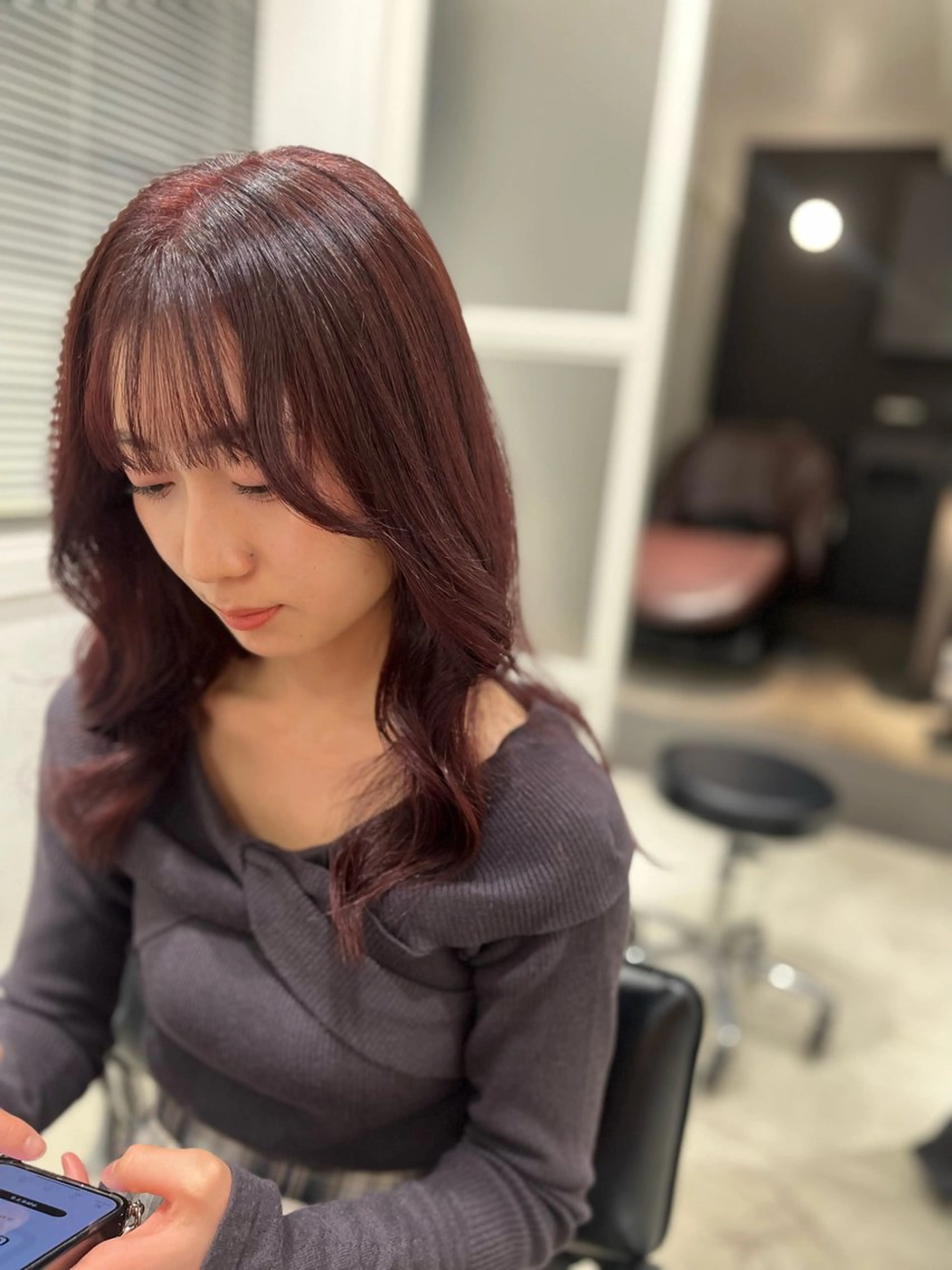 セミロング カラー ブリーチ 透明感カラー ブリーチなしカラー 髪質改善 トリートメント 【ただの天才 🎨】のヘアスタイル