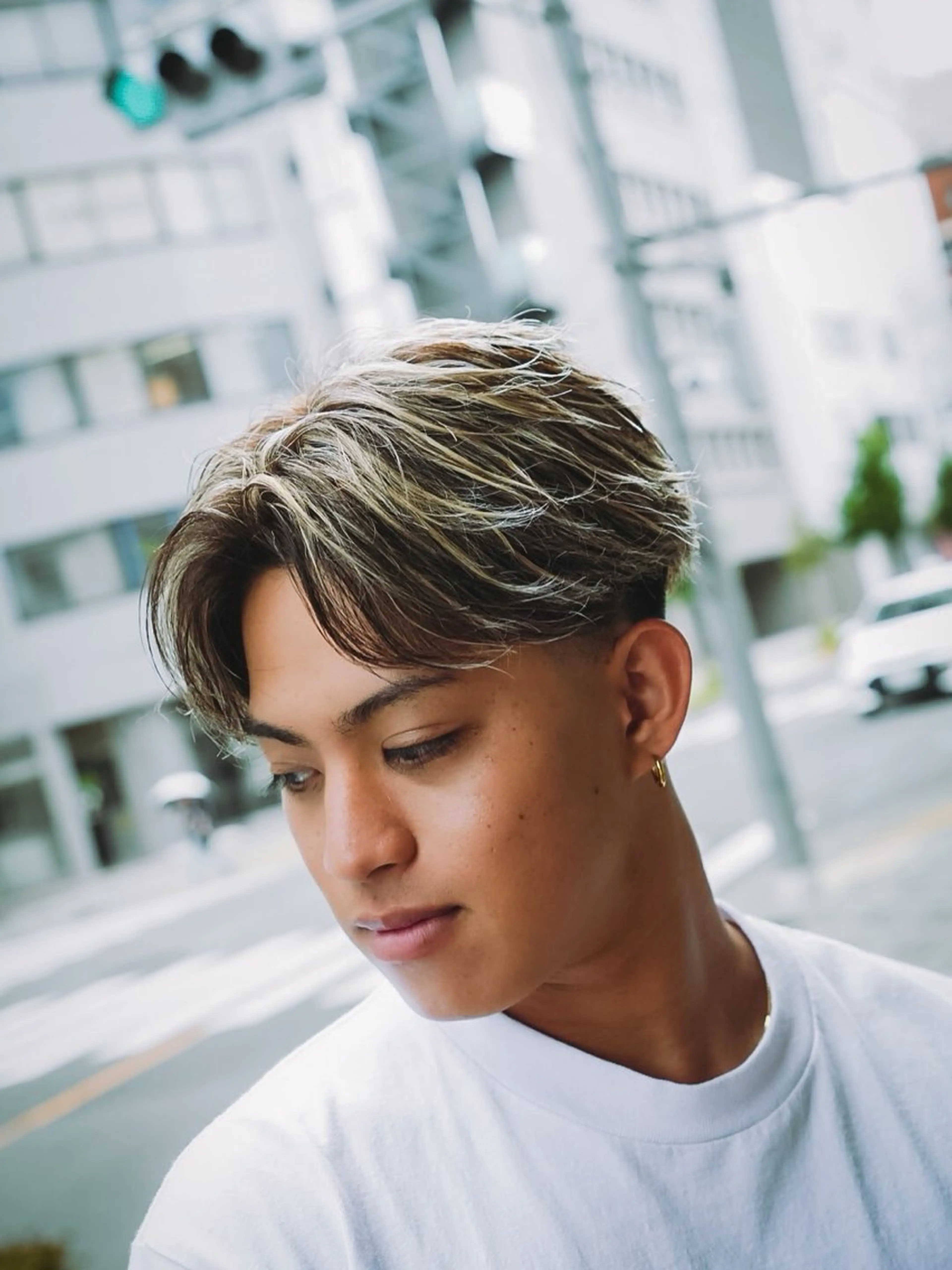 セミロング メンズ Ruff cutters立川店別館所属・💈女性理容師💈 MOEKAのヘアスタイル