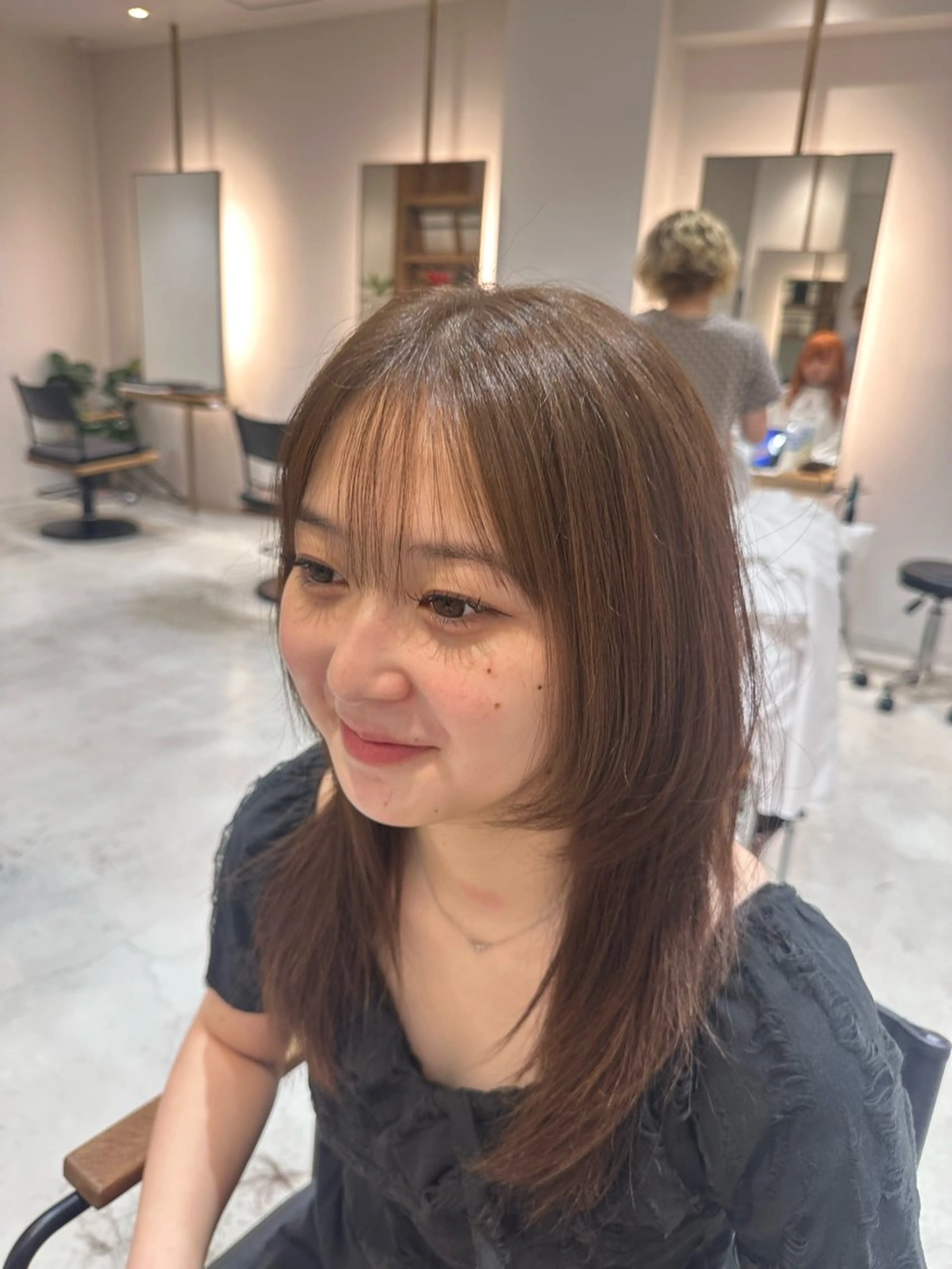 セミロング カラー 井村 晃琉のヘアスタイル