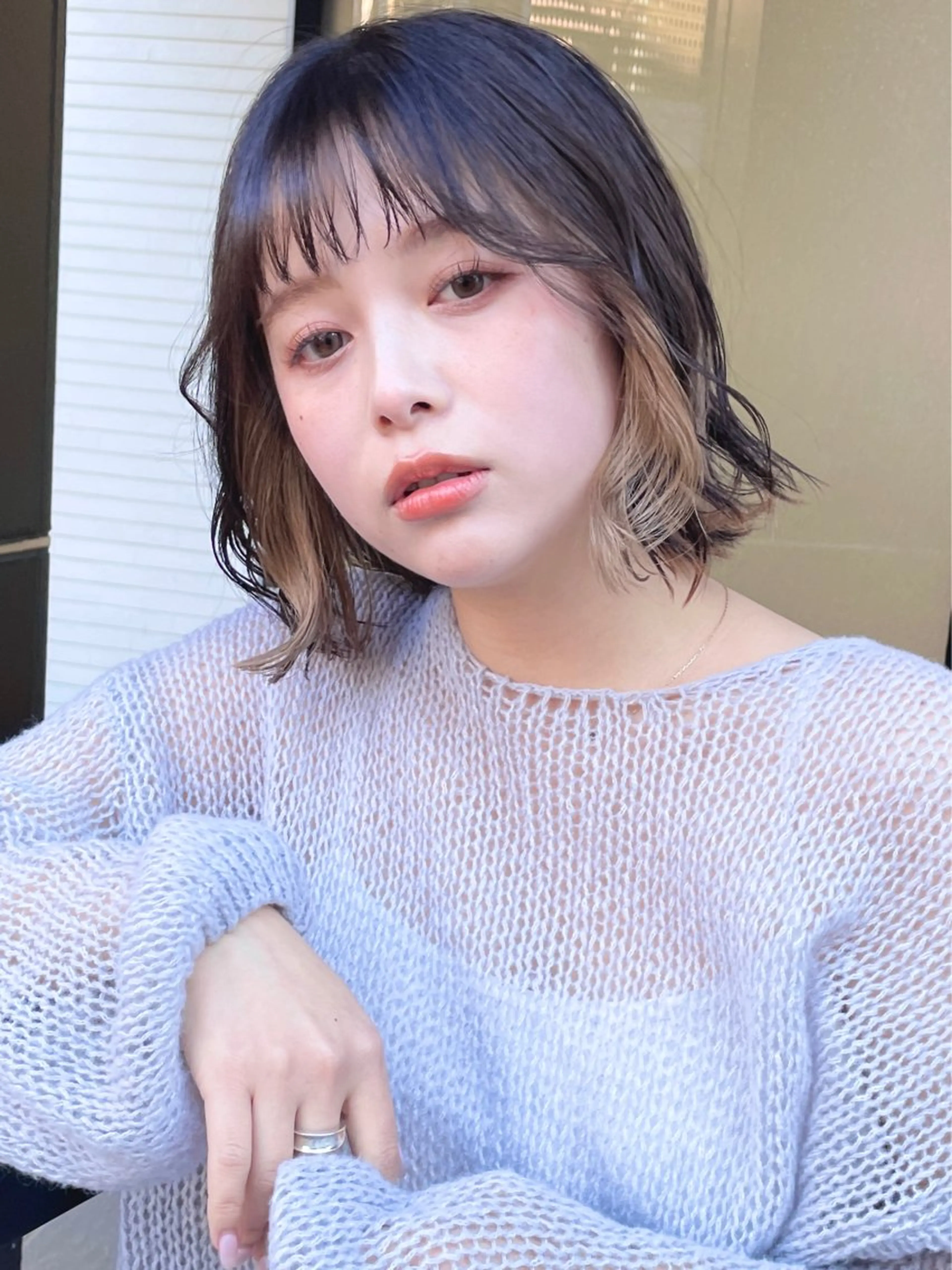 ショート ﾊｲﾄｰﾝ/ｶﾗｰ/ 用賀/稲若健太郎のヘアスタイル