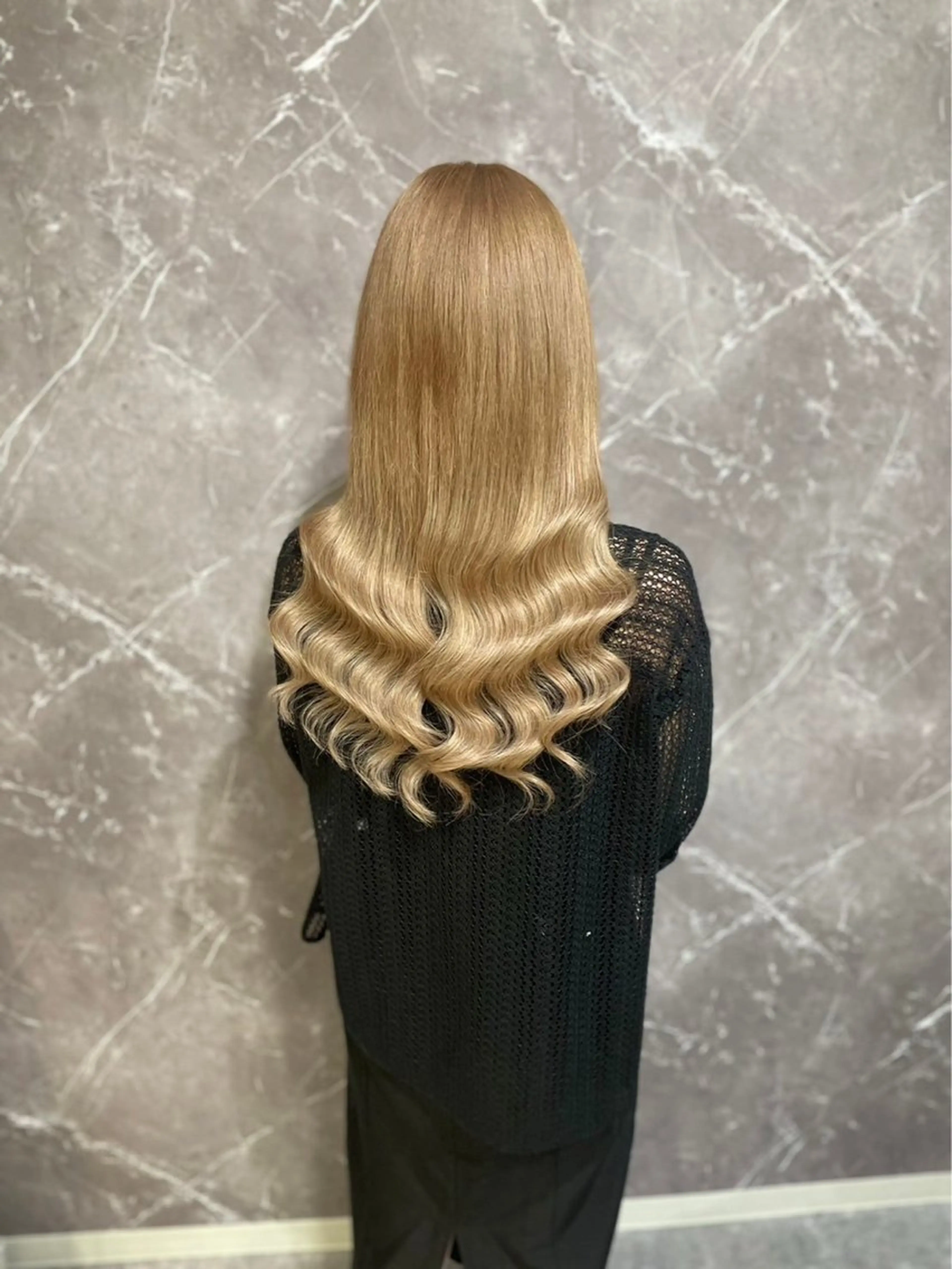 ロング RIN シールエクステのヘアスタイル