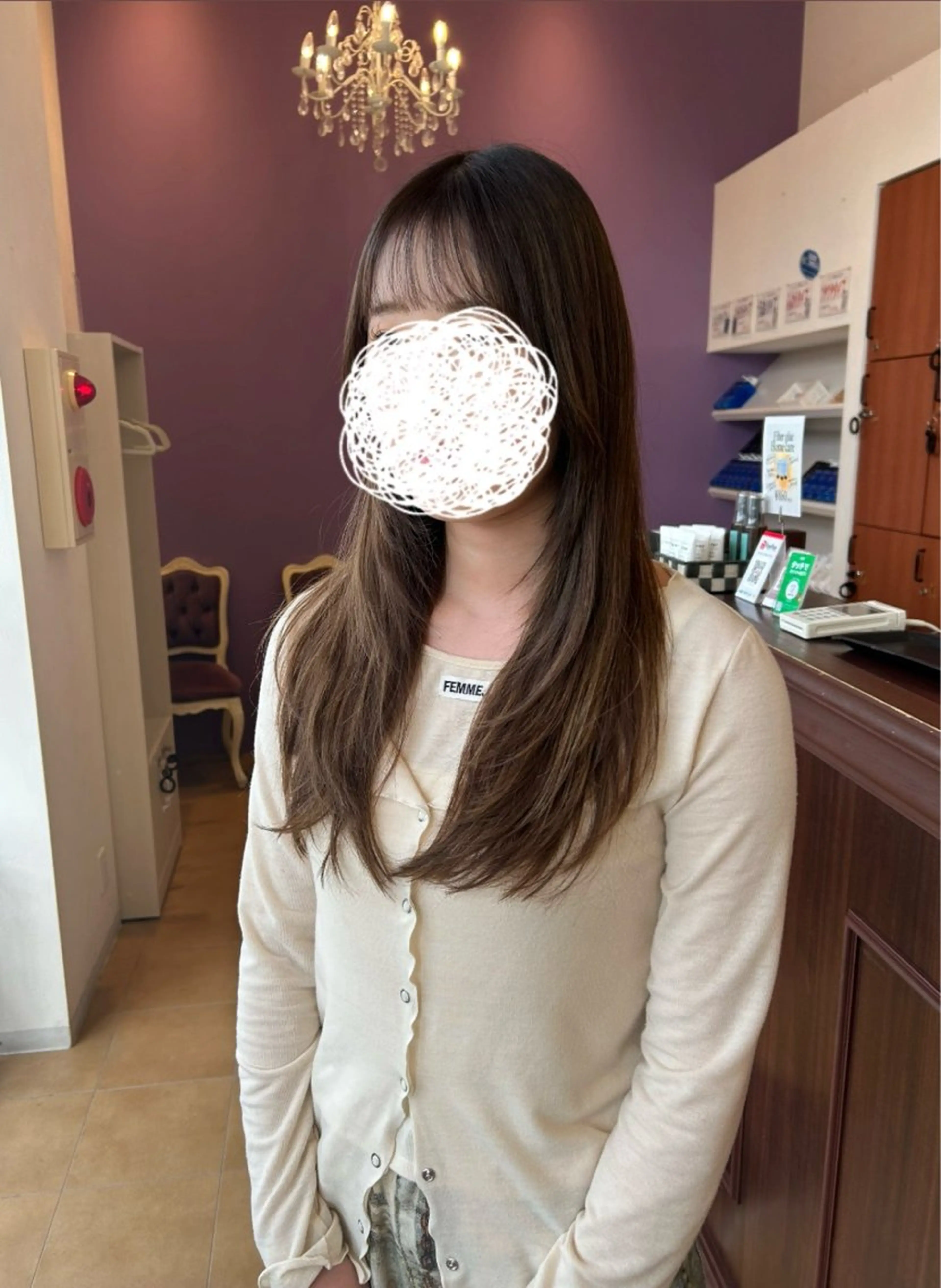 ロング カット ヘアカラー トリートメント 今中紗英 /奈良市/尼ヶ辻のヘアスタイル