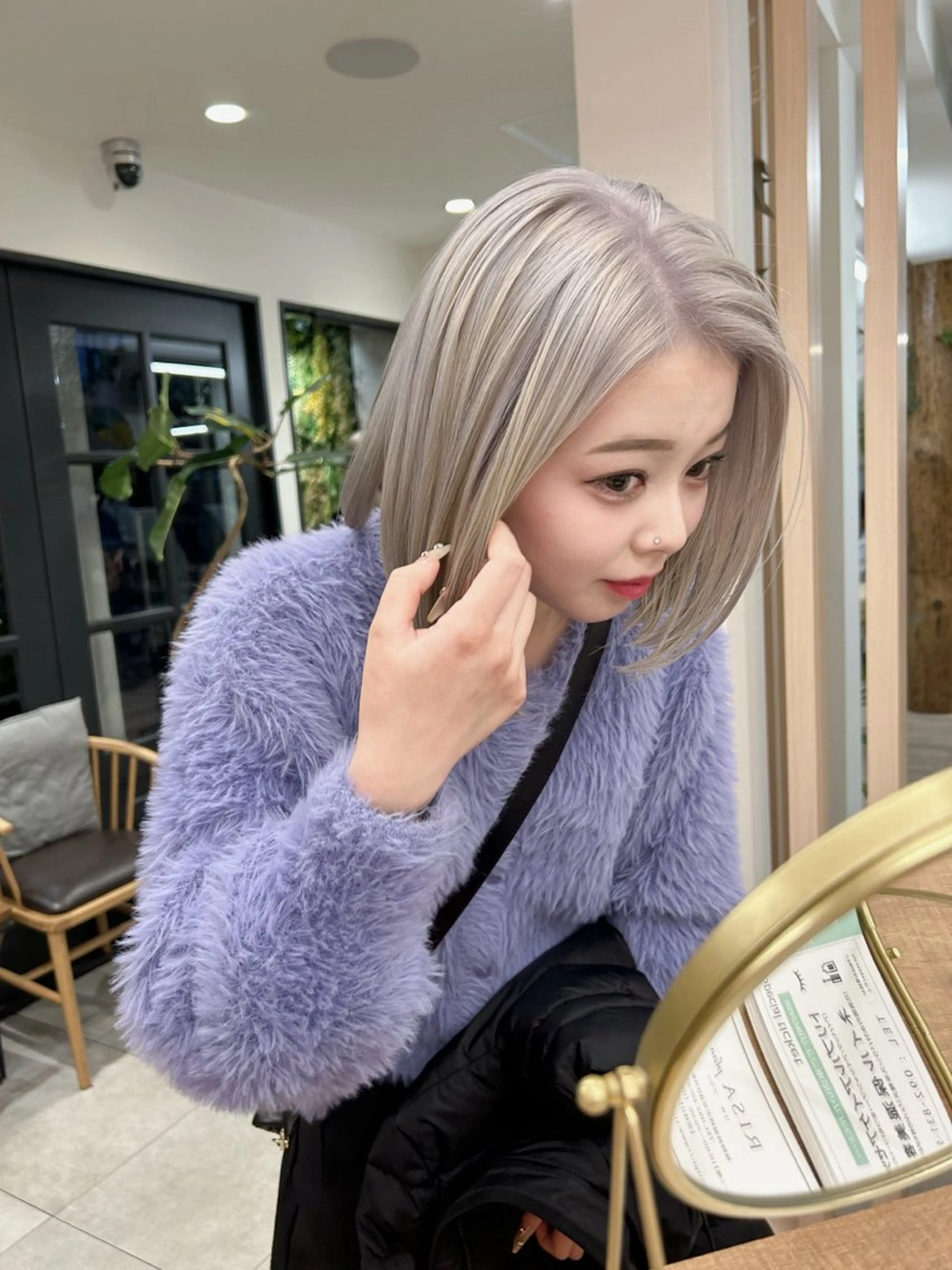 🌈【学生限定🌟】Wカラー（ケアブリーチ）＋2stepトリートメント付き🫧🌈の写真