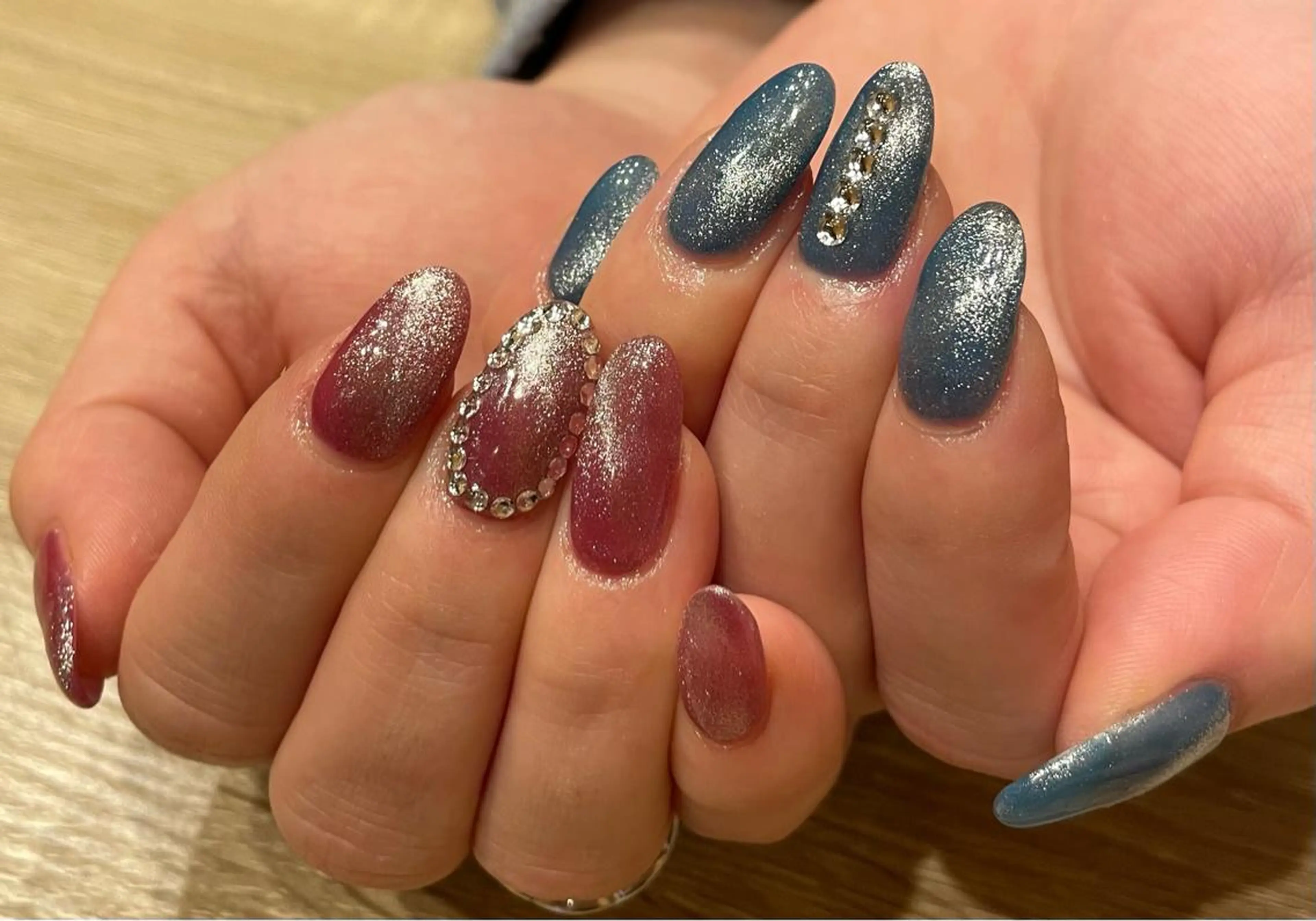 ネイル マグネットネイル 持ち込み liberté🫧 新小岩のネイルデザイン