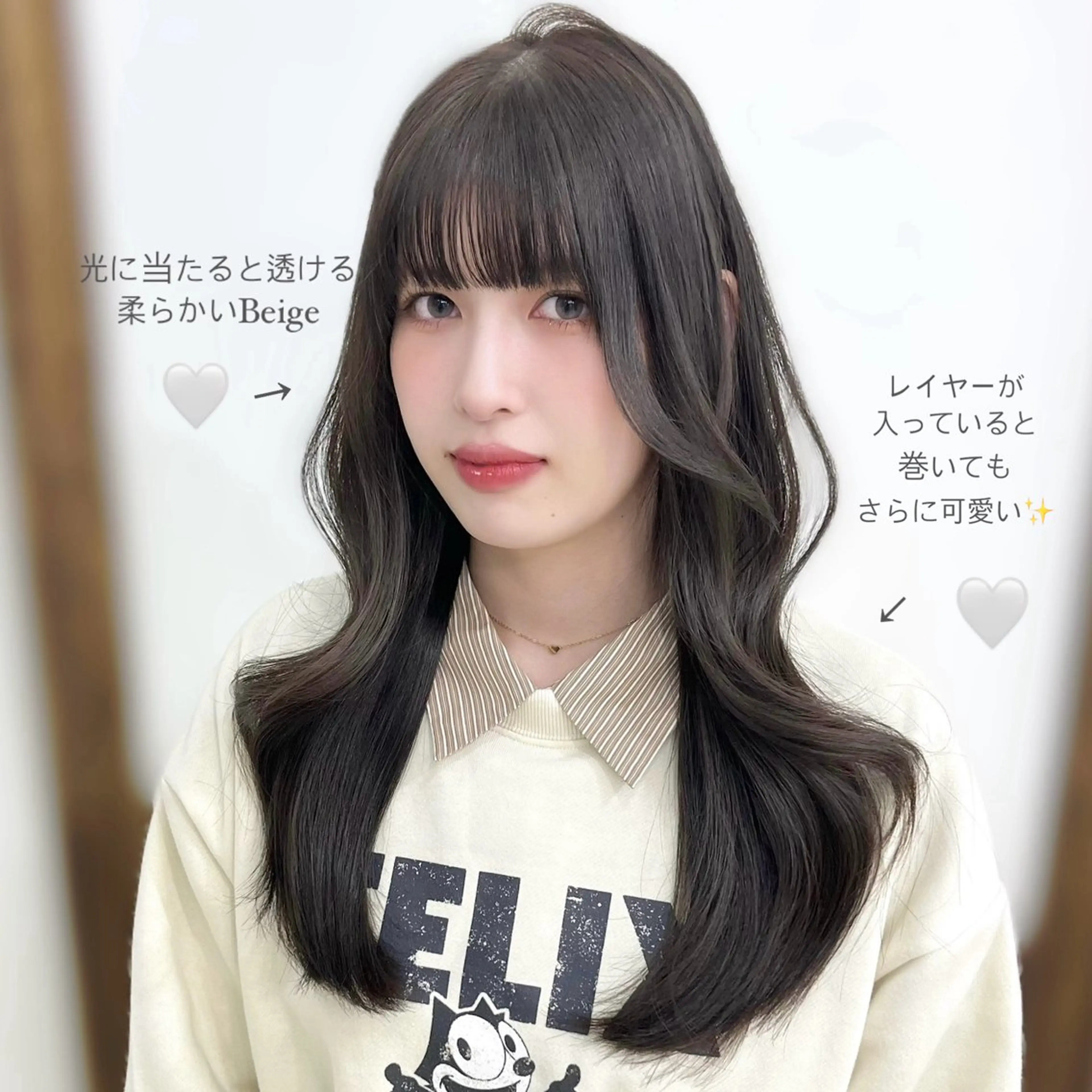 セミロング 🫧いとうりお🫧 ショート/レイヤーのヘアスタイル