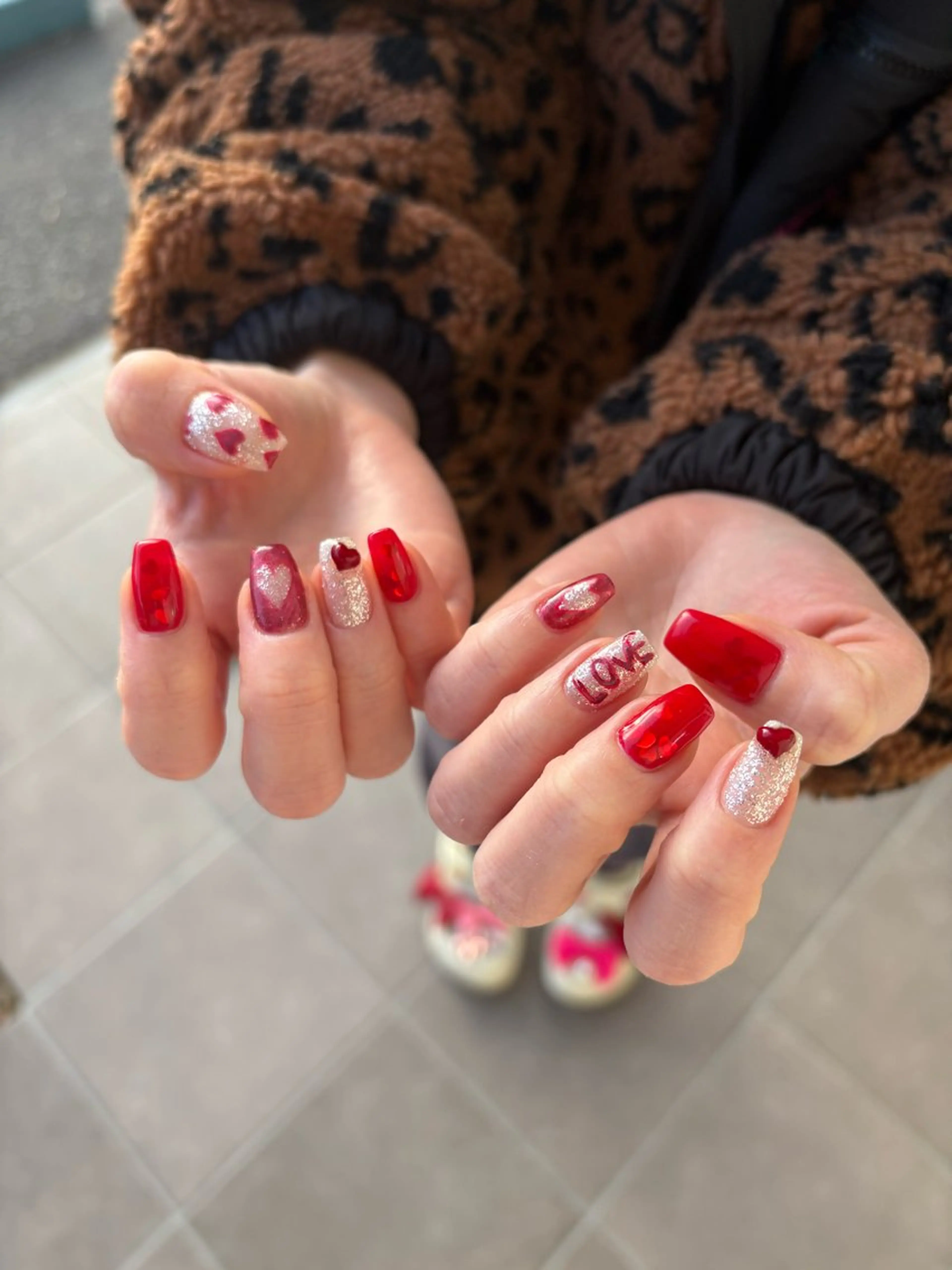 ネイル バレンタイン atelier7. yukiのネイルデザイン