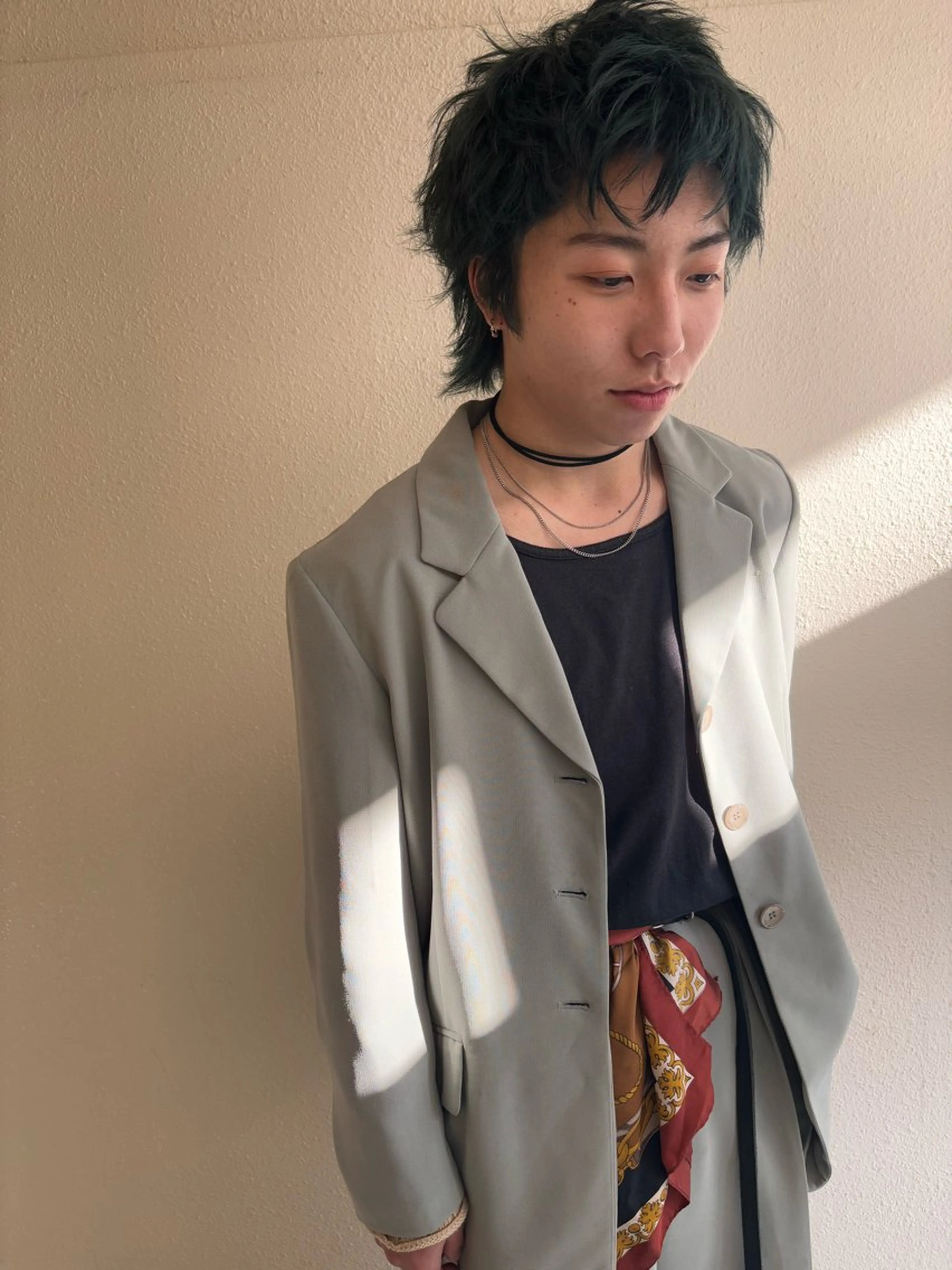 カラー メンズ 池田理紗/ bob/メンズカットのヘアスタイル