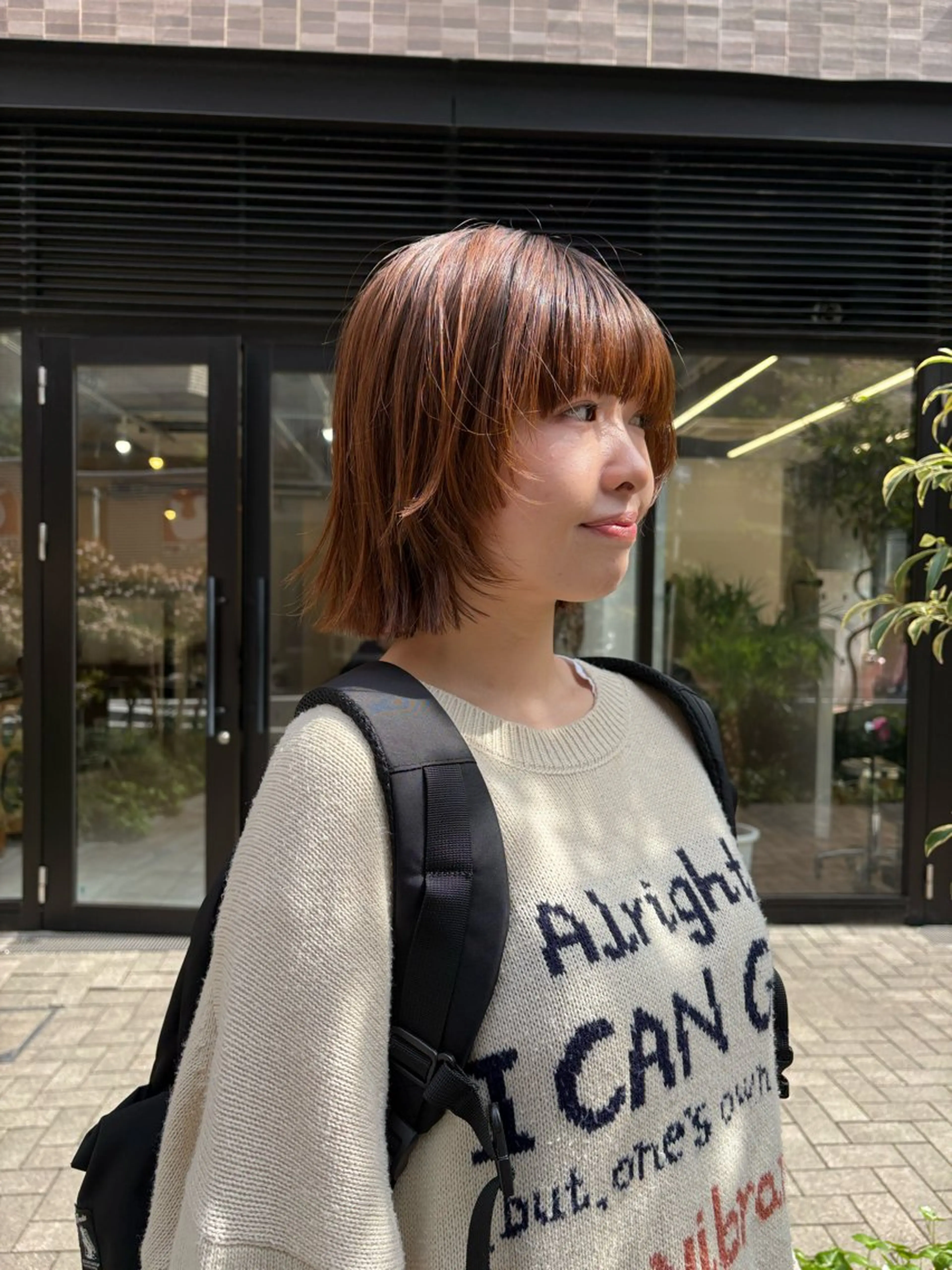 ミディアム パーマ カット 縮毛矯正 NOUN所属・eri kinjoのヘアスタイル