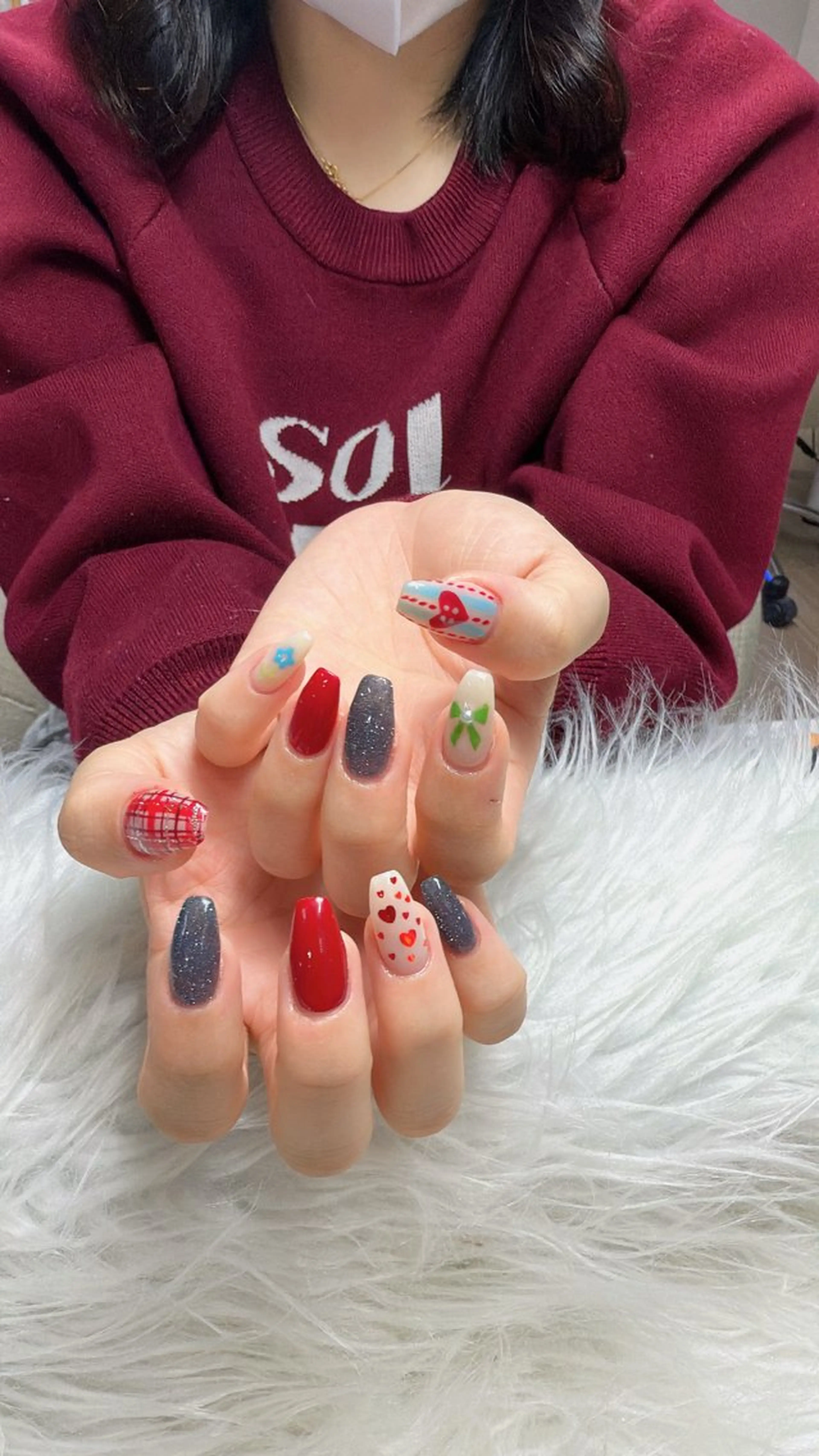 ネイル ハンドネイル merci リカのネイルデザイン