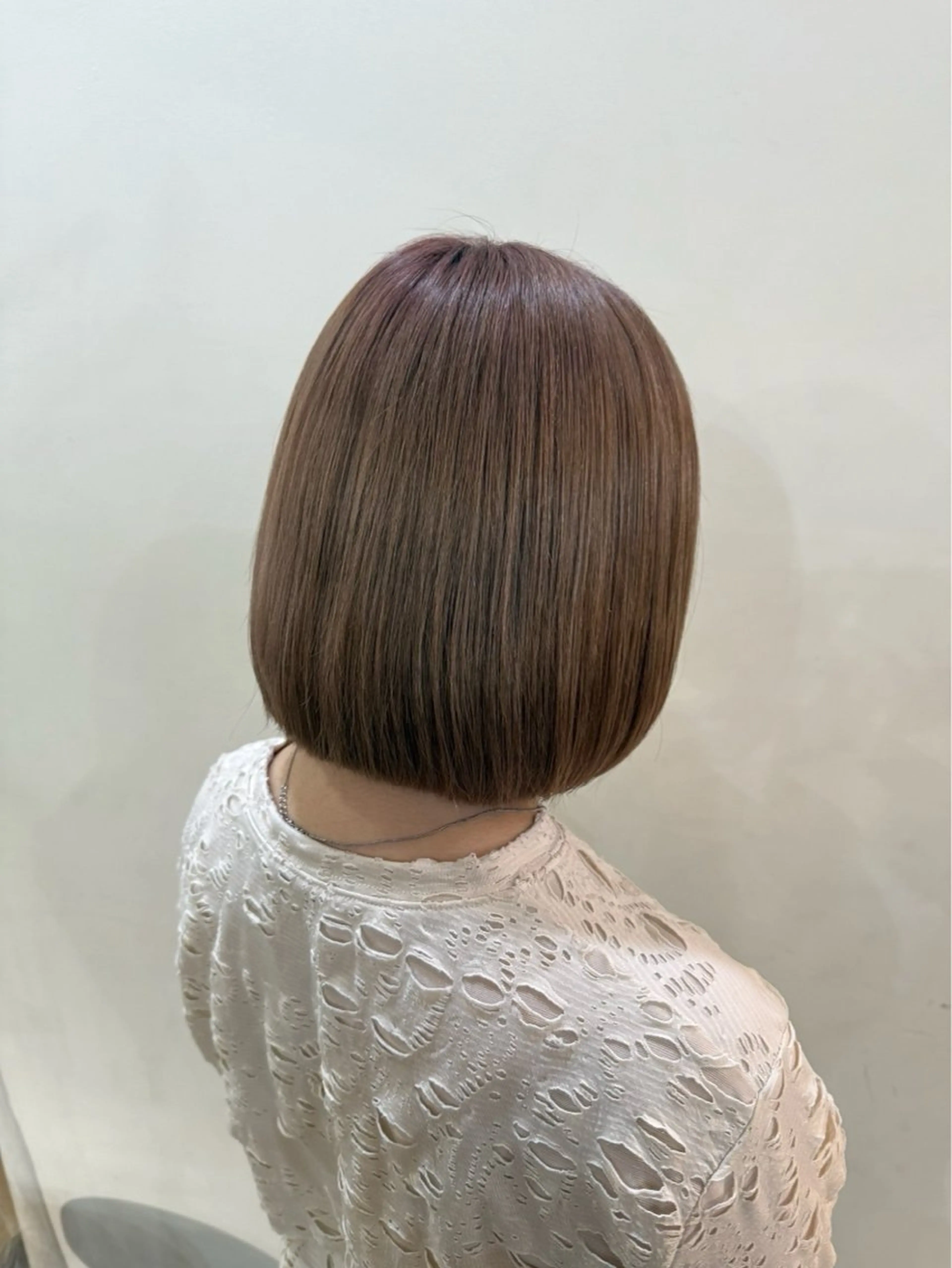 ショート カラー ピンクカラー カット ヘアカラー トリートメント 無料モデル募集/ボブ /レイヤー/Rinのヘアスタイル