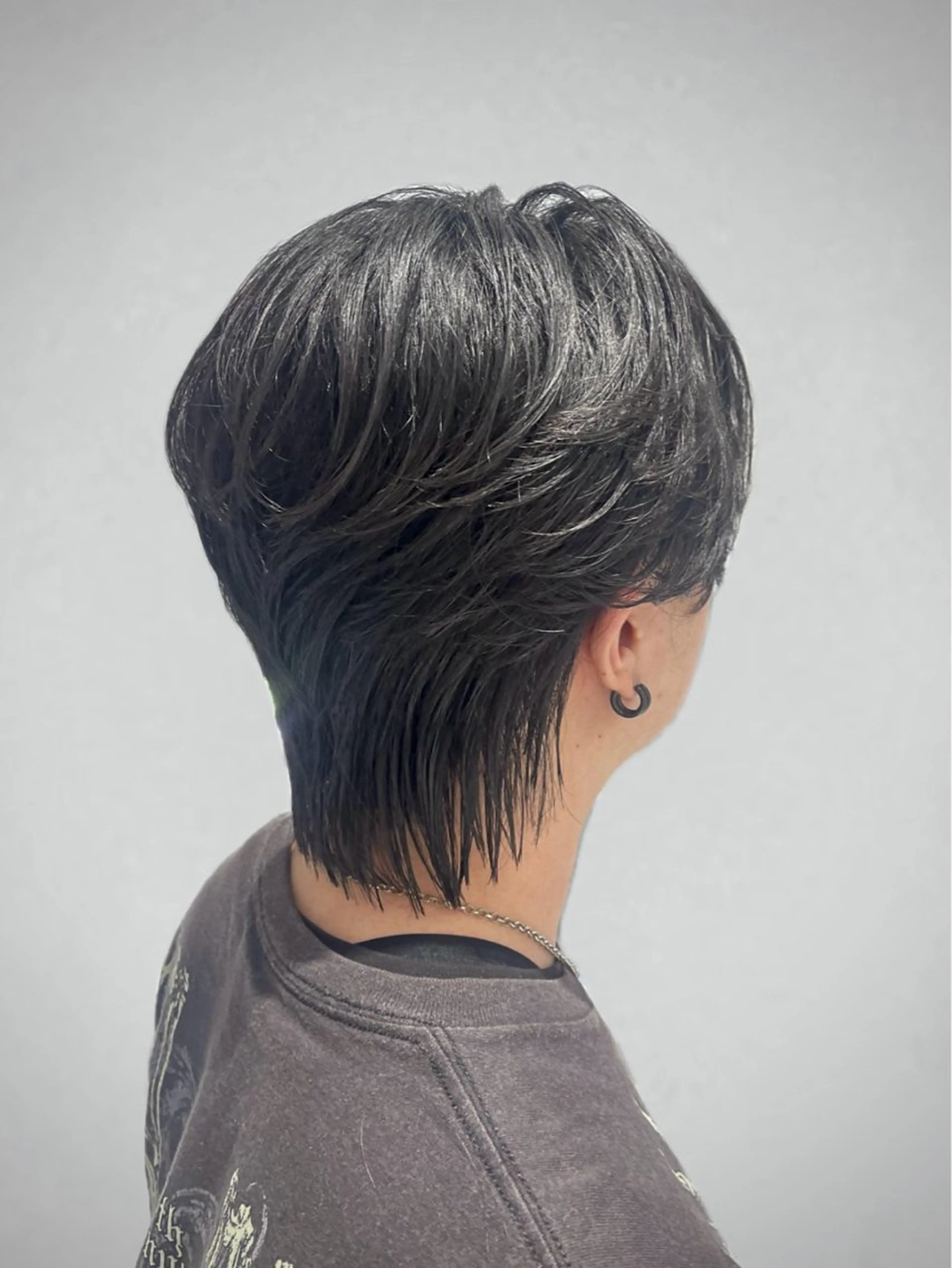 セミロング セミロングパーマ 無料カットモデル ユナのヘアスタイル