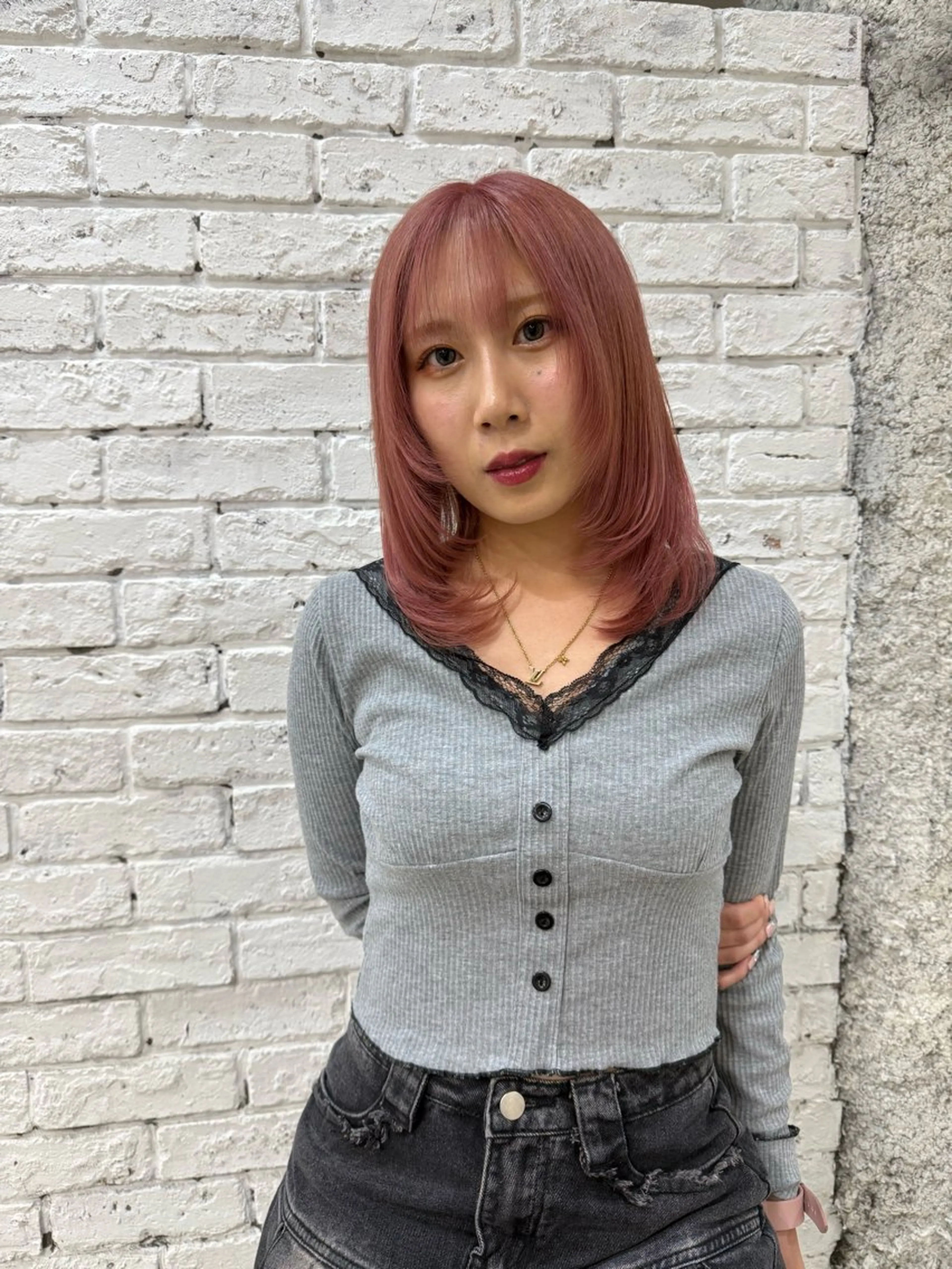 【本日限定】☘️カット＋ダブルカラー+トリートメント☘️髪の毛への負担を最小限に✨ケアブリーチに変更可能です✨の写真