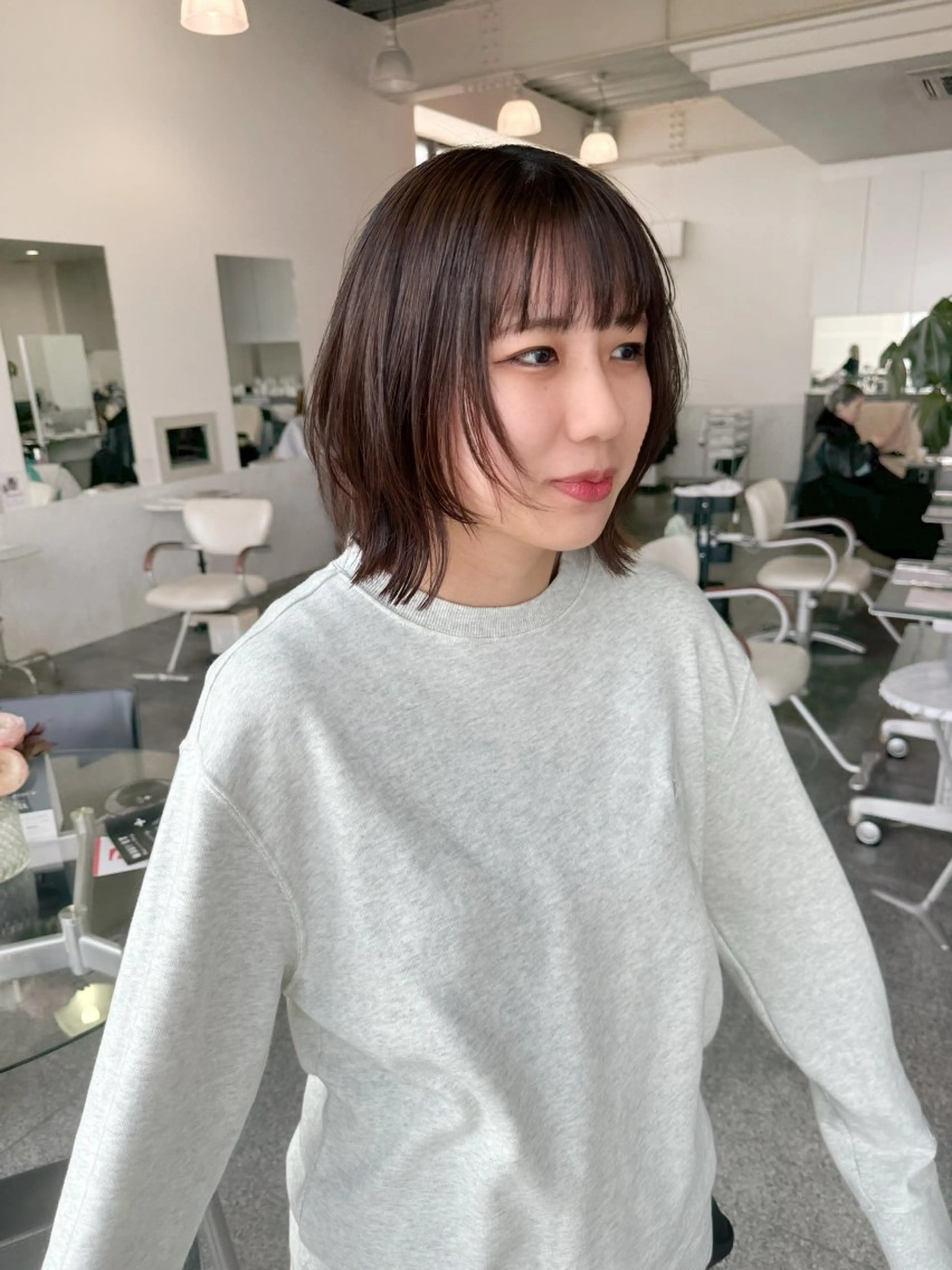 ショート カラー ボブレイヤー ブラウンカラー ボブ レイヤーカット 🫧ヒシダアキ taboo.i🫧のヘアスタイル