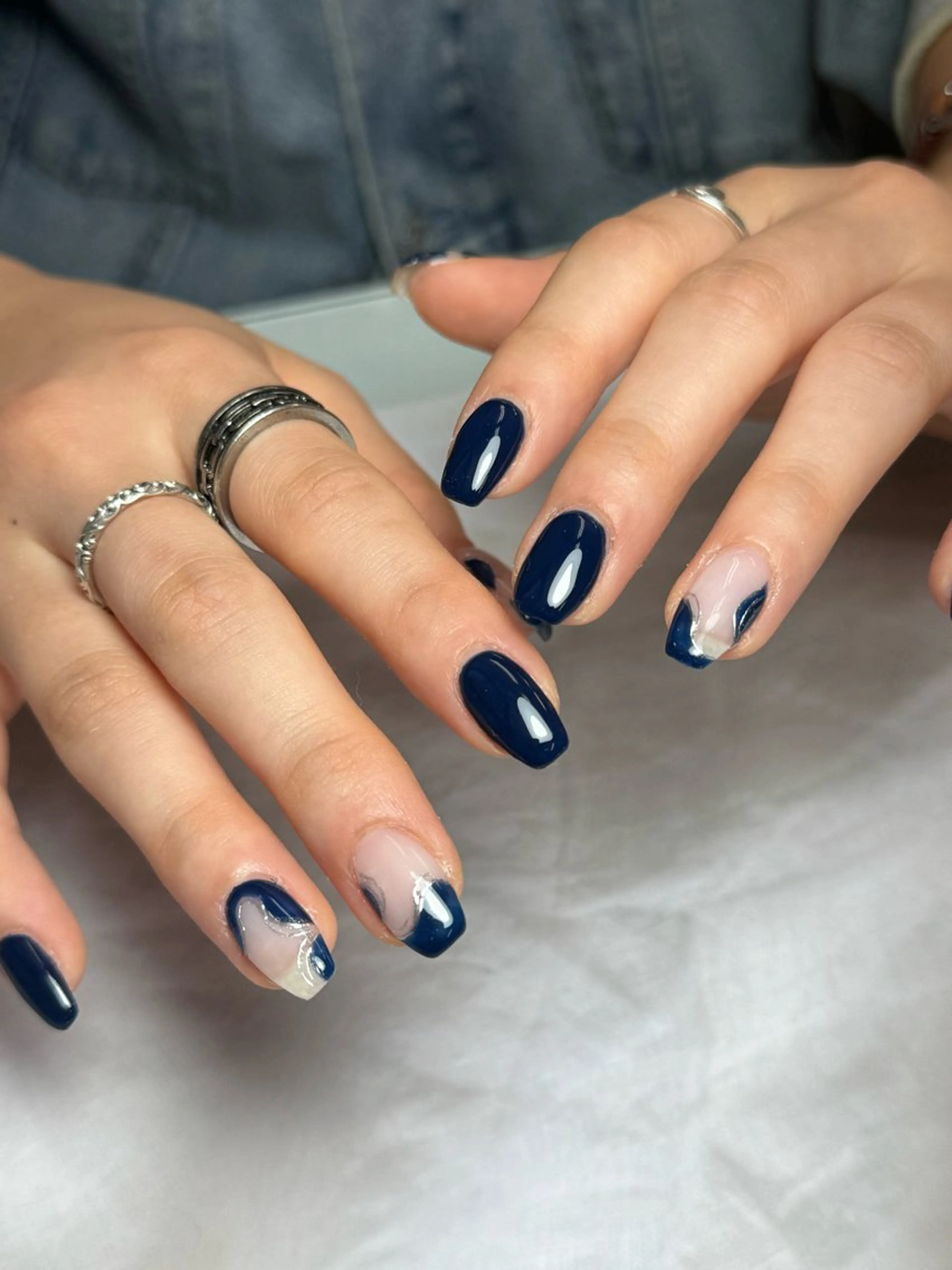 ネイル アートネイル チークネイル ジェルネイル ハート キラキラネイル ハンドネイル Nobody_ Karenのネイルデザイン