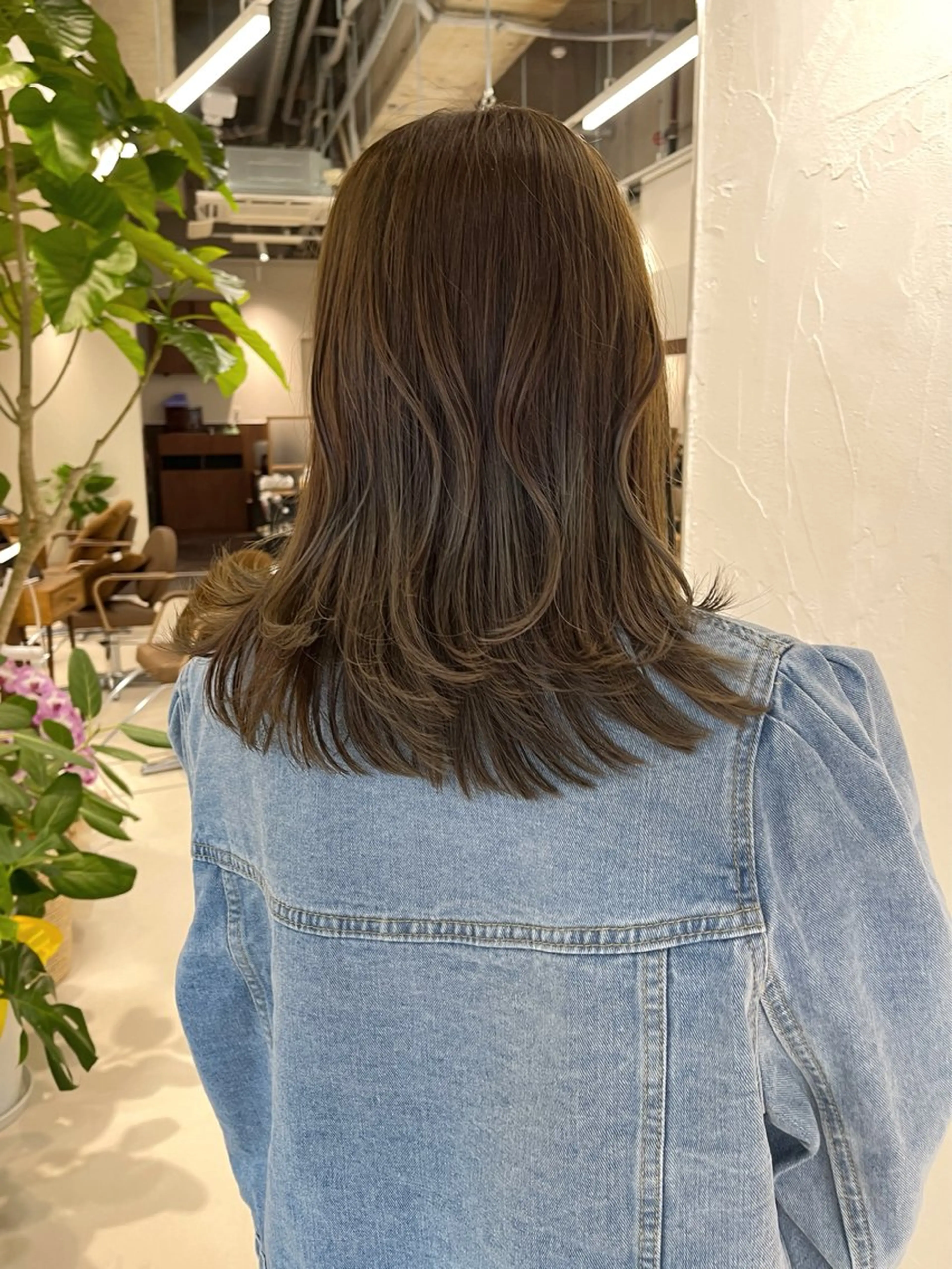 セミロング 髪質改善・縮毛・ 艶髪カラー　Maruのヘアスタイル