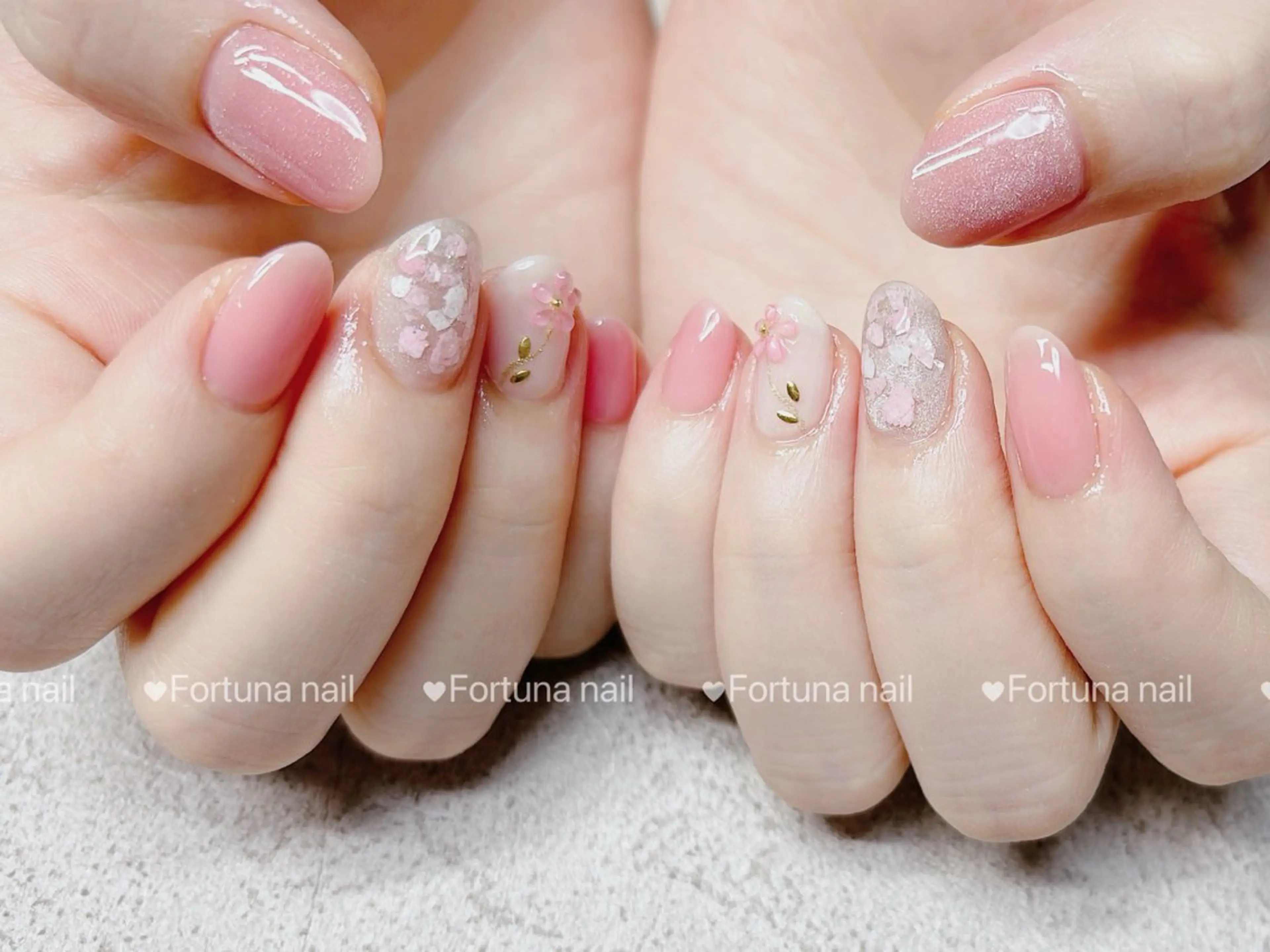 ネイル ハンドネイル Nail •Head スパFortunaのネイルデザイン