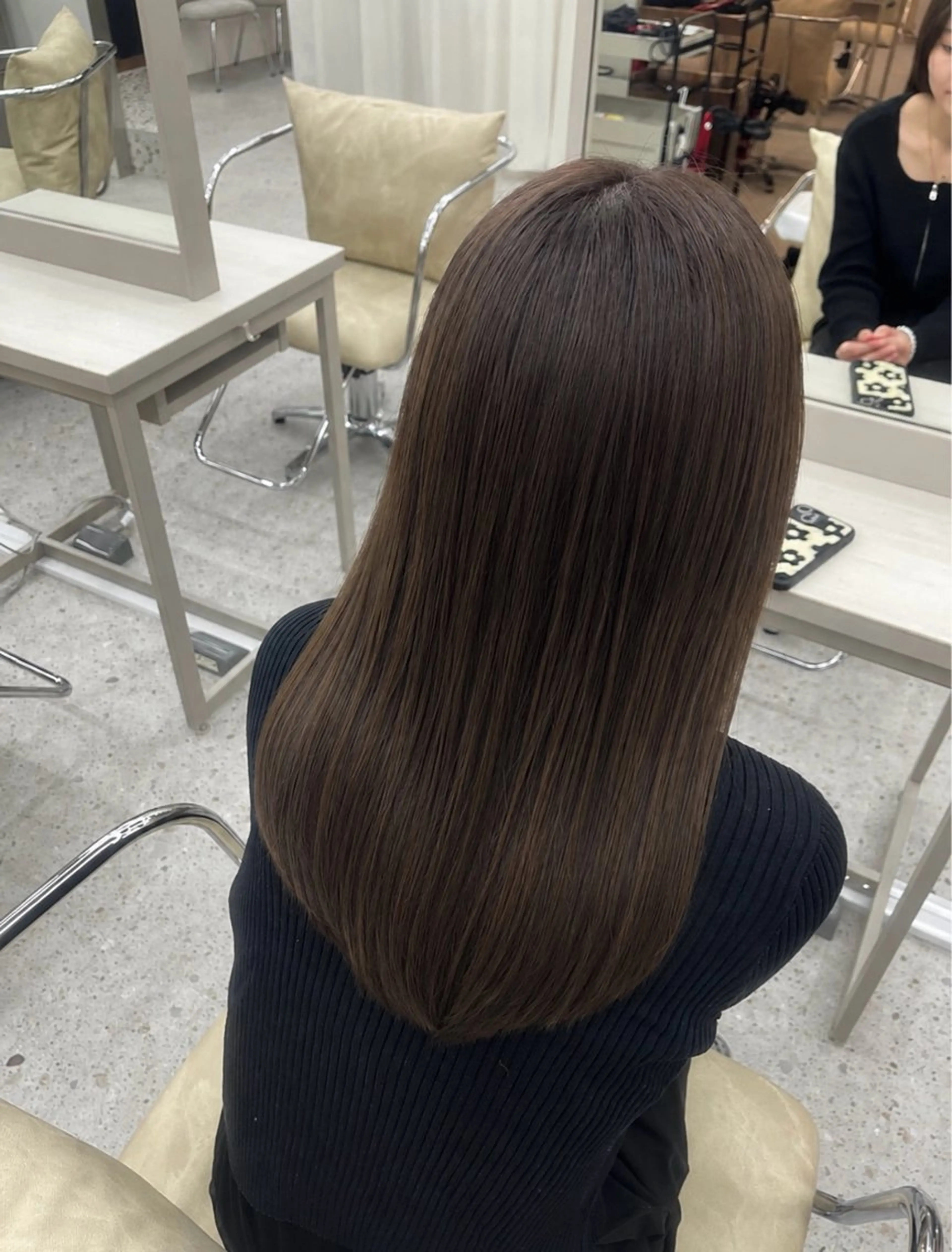 カラー ブリーチ ブラウンカラー 透明感カラー ブリーチなしカラー 髪質改善 COCO reiのヘアスタイル