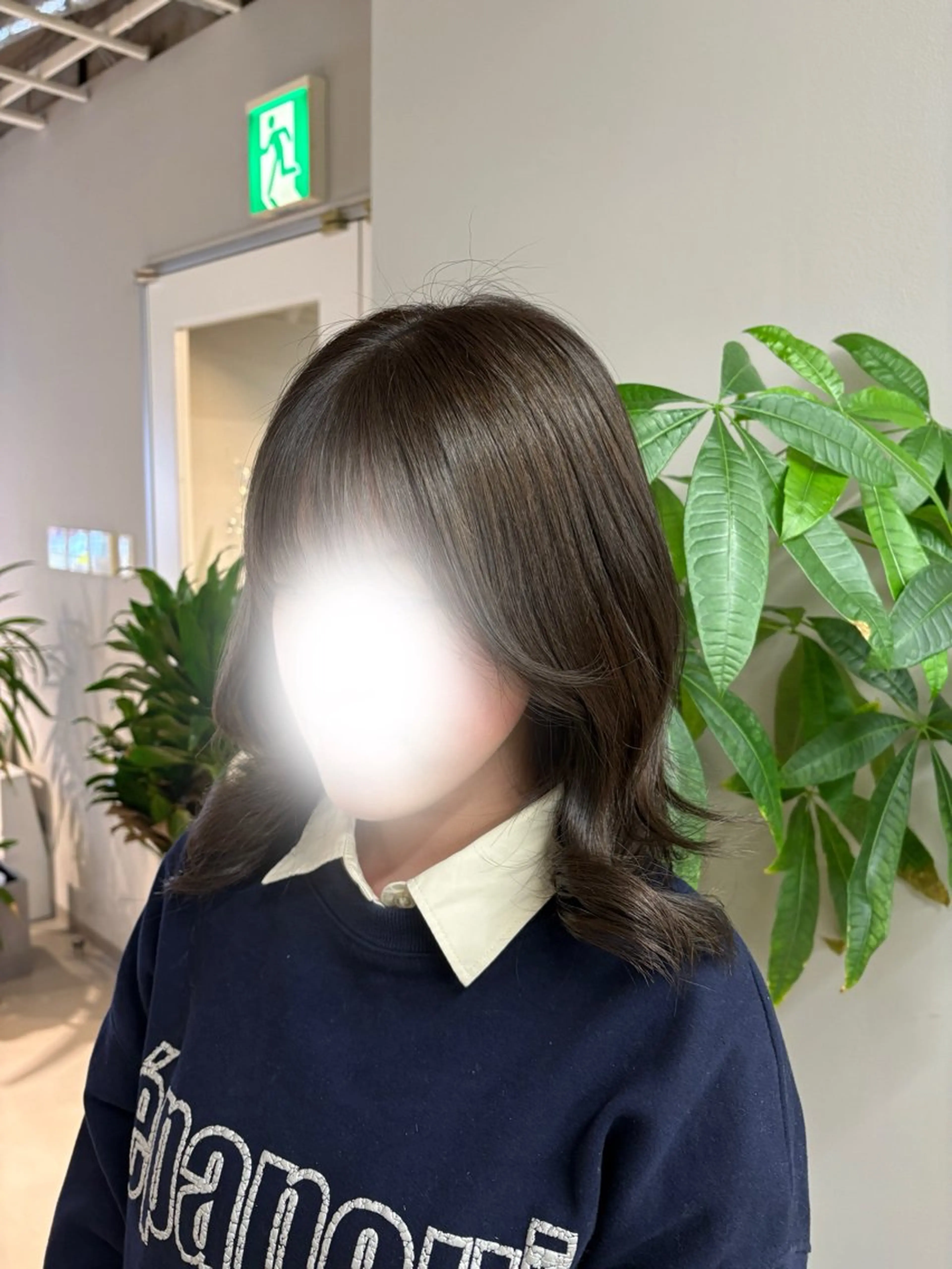 ミディアム カラー ヘアカラー トリートメント 【pyxis】 ひなのヘアスタイル