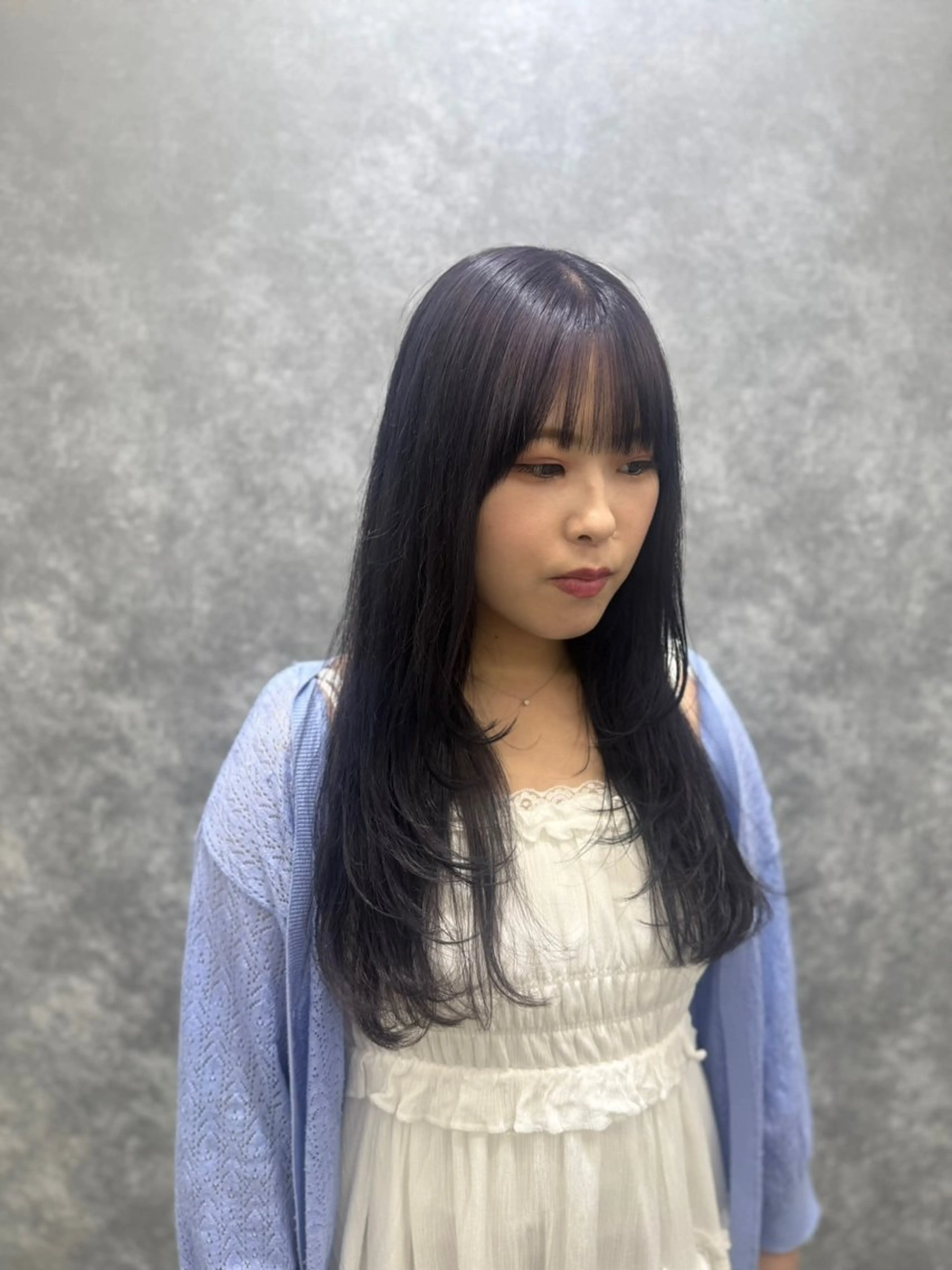 ロング カラー カット ヘアカラー 🕯コバ/レイヤー/ 美髪縮毛🕯のヘアスタイル