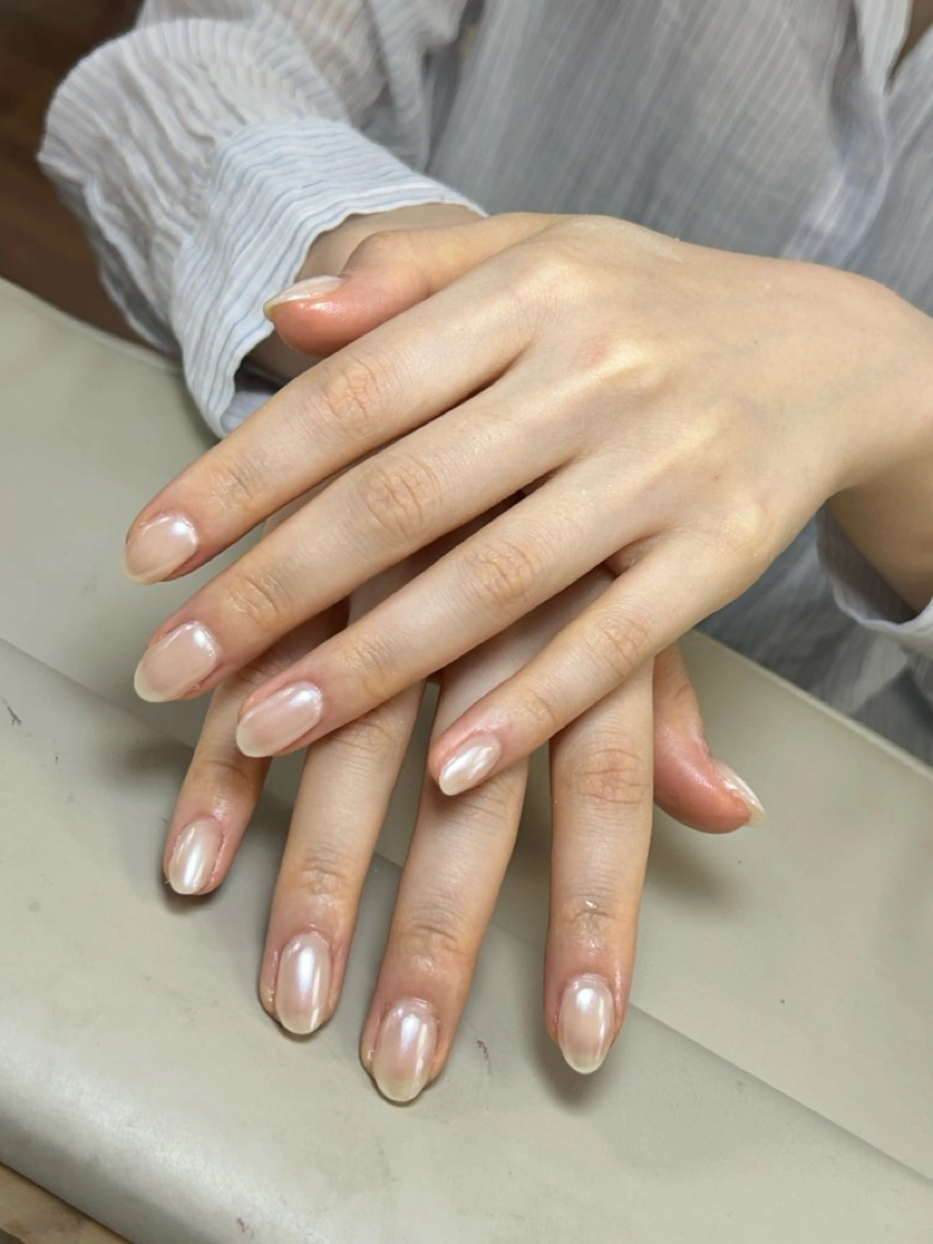 ネイル アートネイル チークネイル 長さ出し フレンチネイル ジェルネイル 🦋new Nail🦋ニノのネイルデザイン