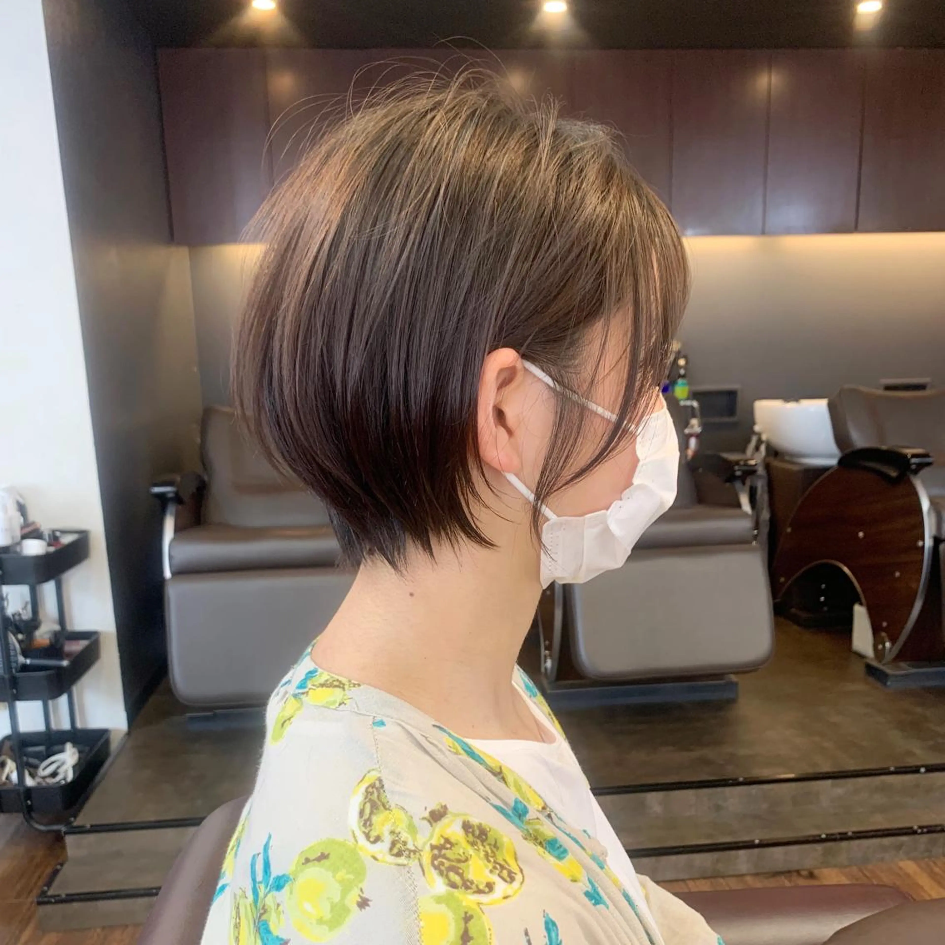 ショート レイヤーカット ✨️進藤ひかりのヘアスタイル