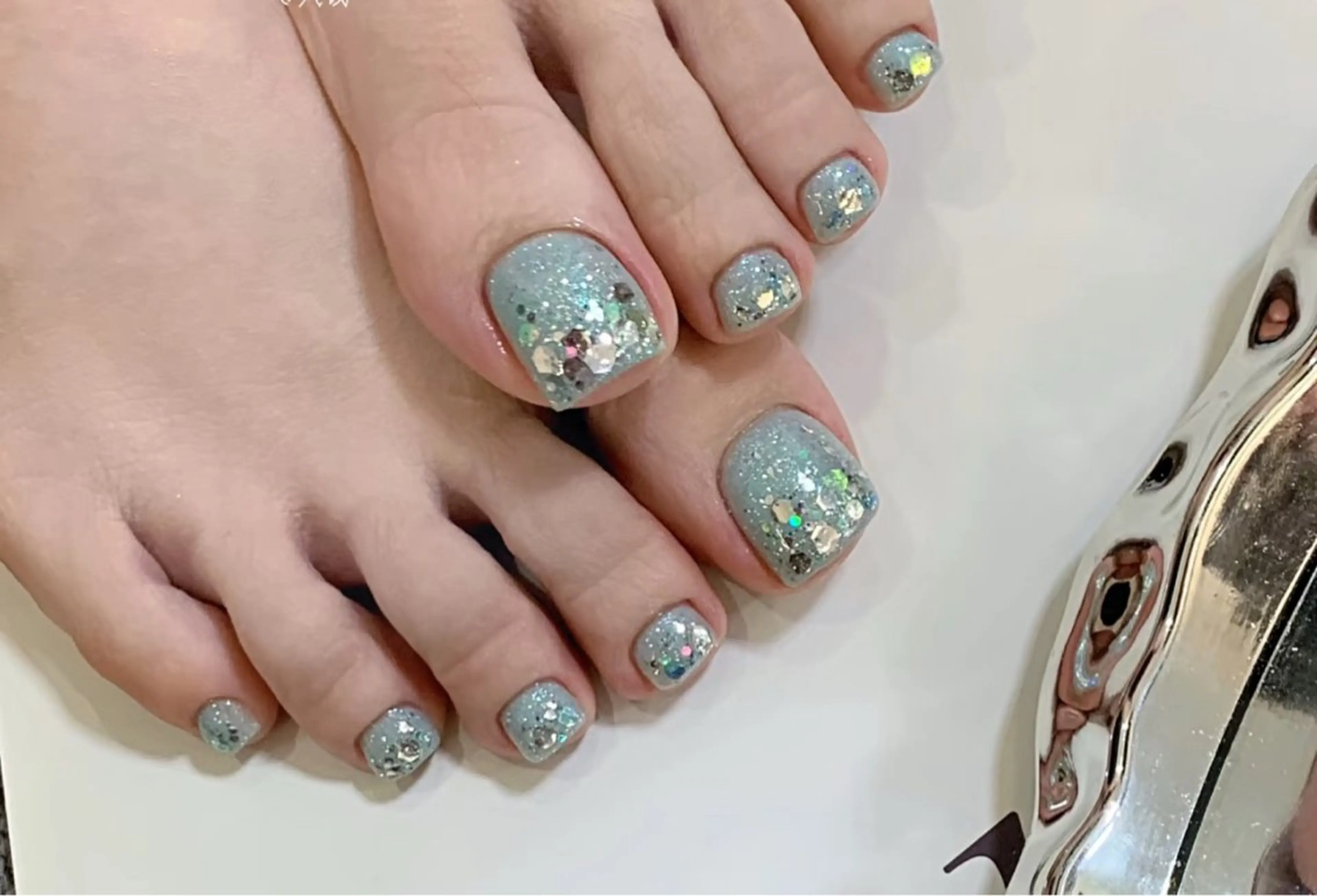 ネイル アートネイル オーロラネイル チークネイル フレンチネイル ガラスフレンチ ハンドネイル 🎀🎀YooLi Nail Salonのネイルデザイン