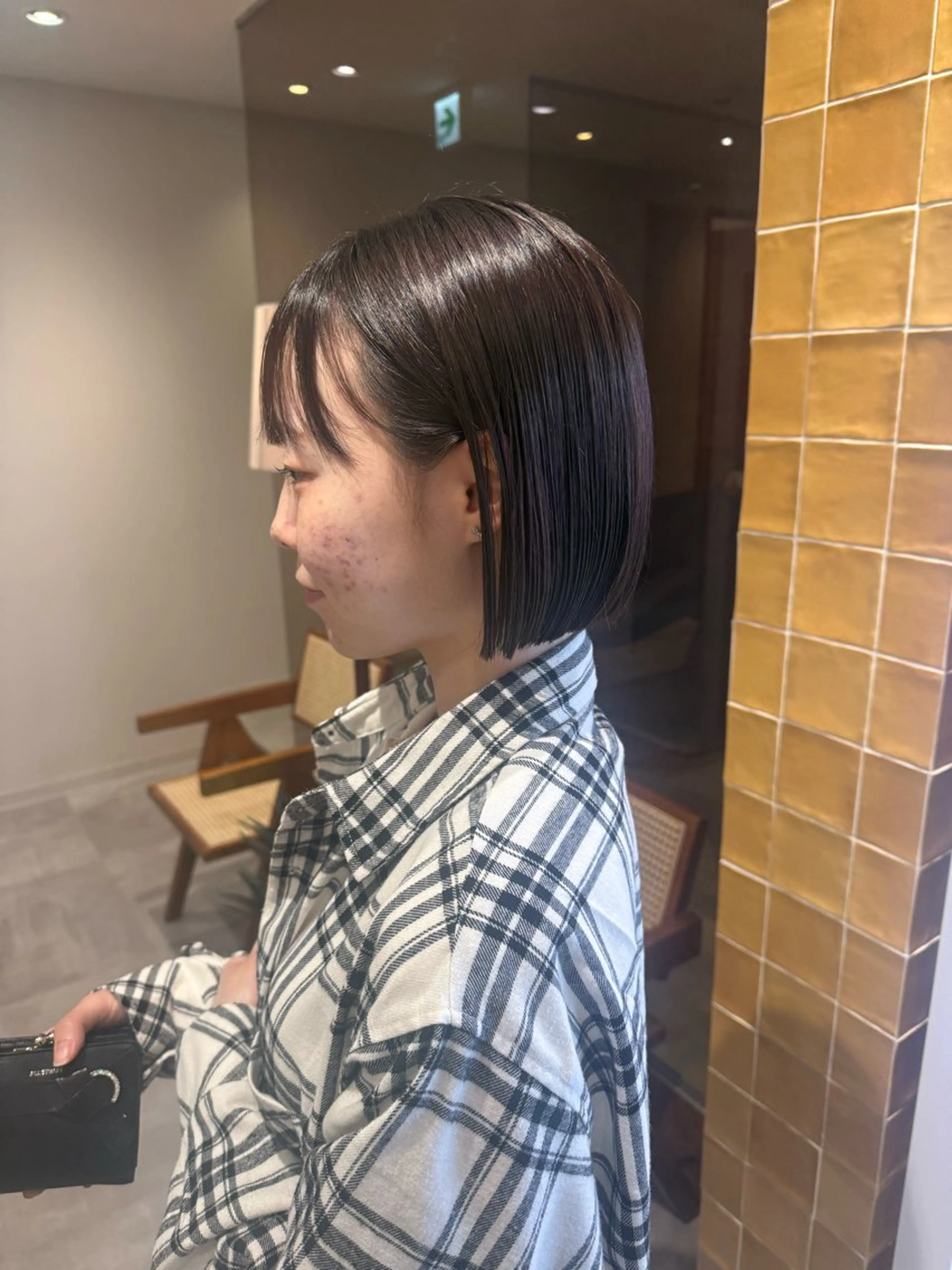 ショート ボブ カット 縮毛矯正 Zina吉祥寺 /縮毛矯正/美髪✨のヘアスタイル