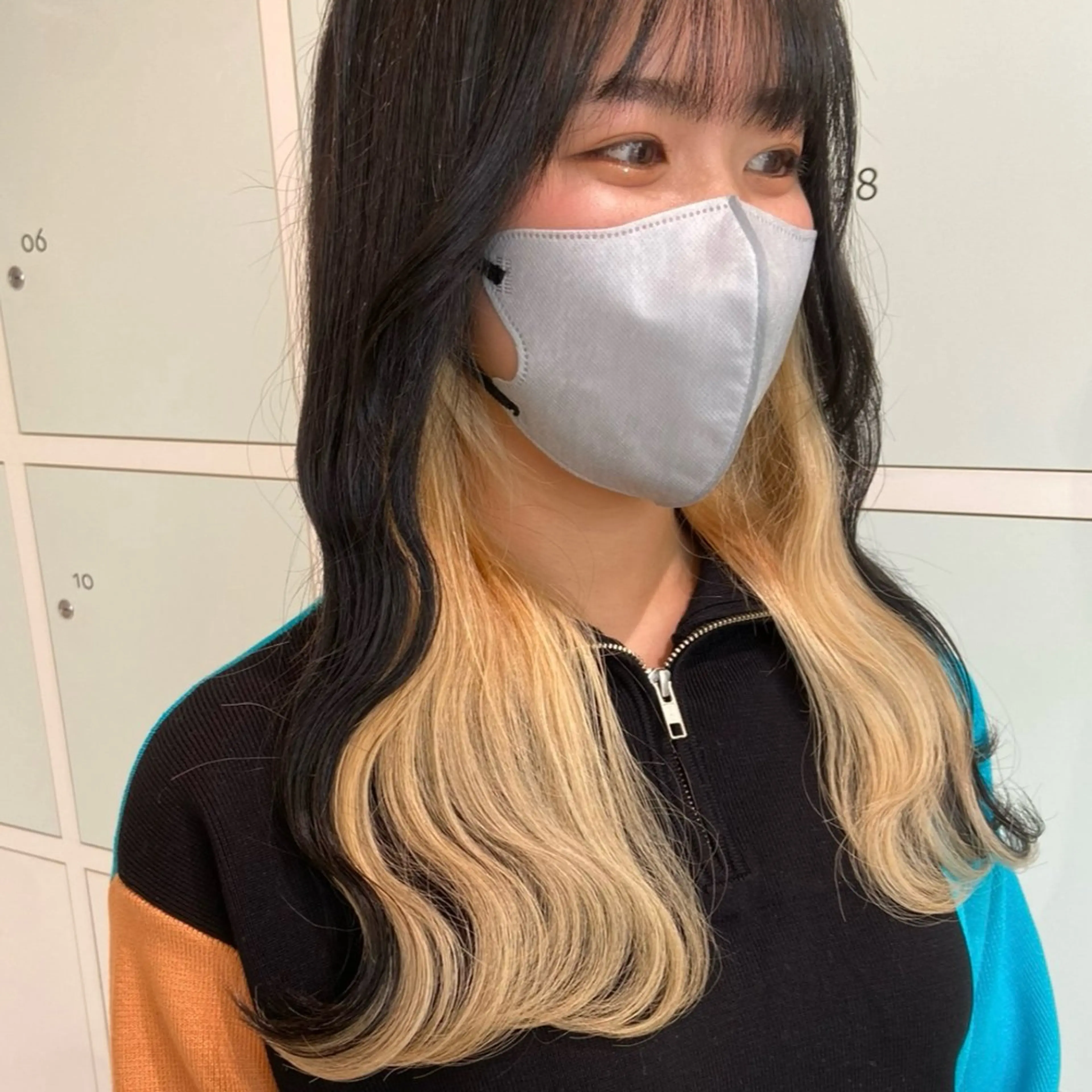 ミディアム カラー カット ヘアカラー レイヤーカット⭐️ インナー桑原 日花理のヘアスタイル