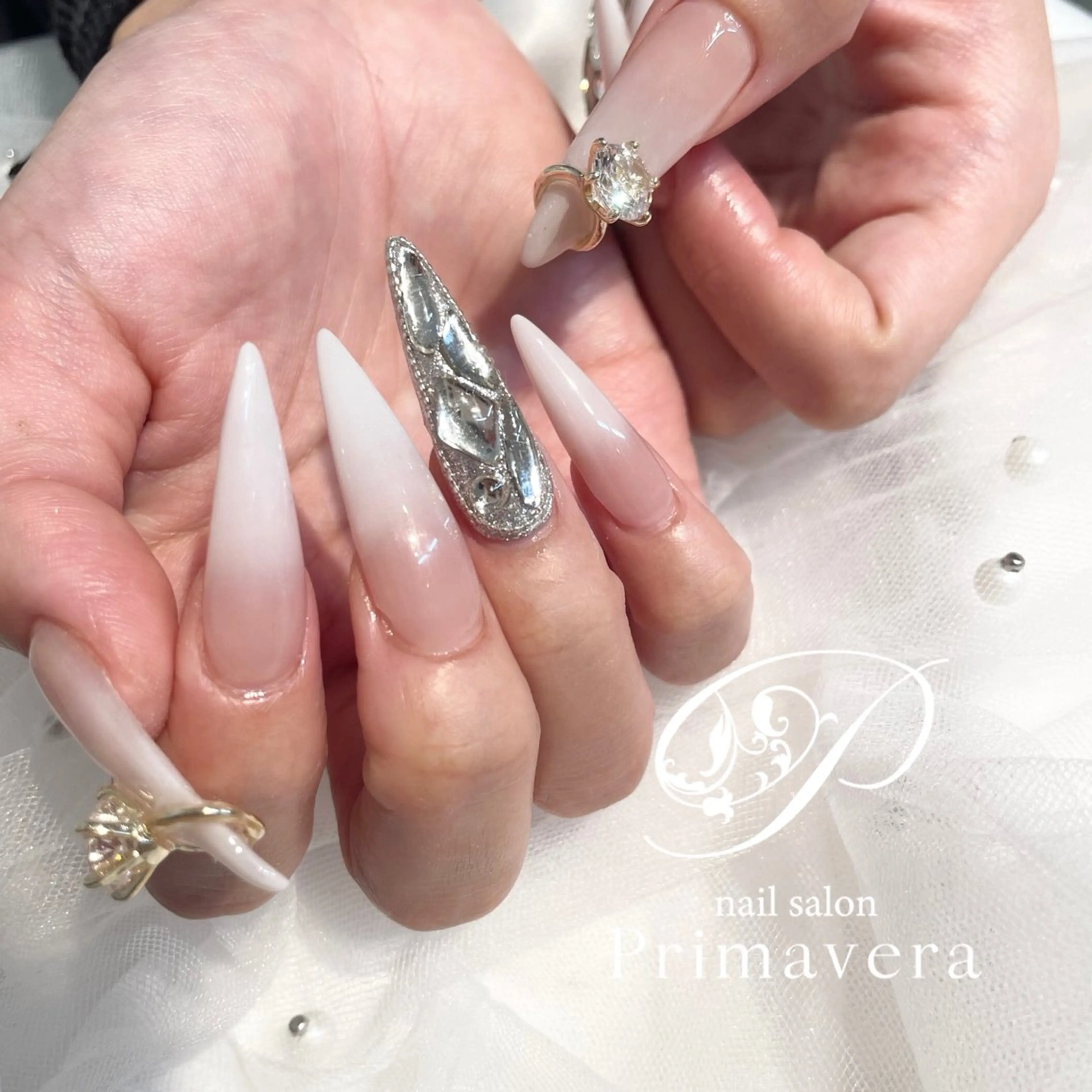 ネイル ハンドネイル Primavera 新横浜🤍美フォルムのネイルデザイン