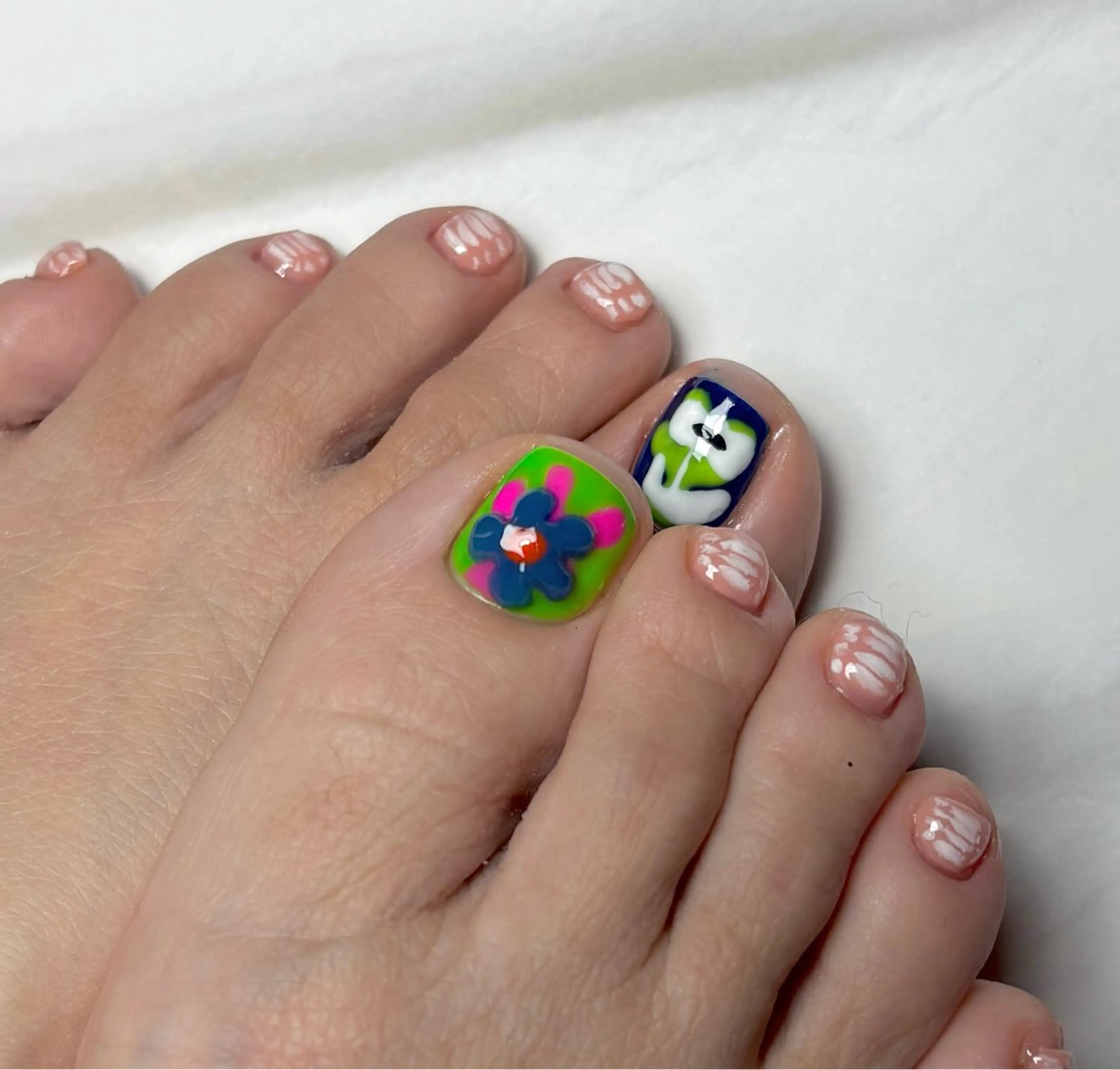 ネイル フットネイル HTH ✿rikakoのネイルデザイン