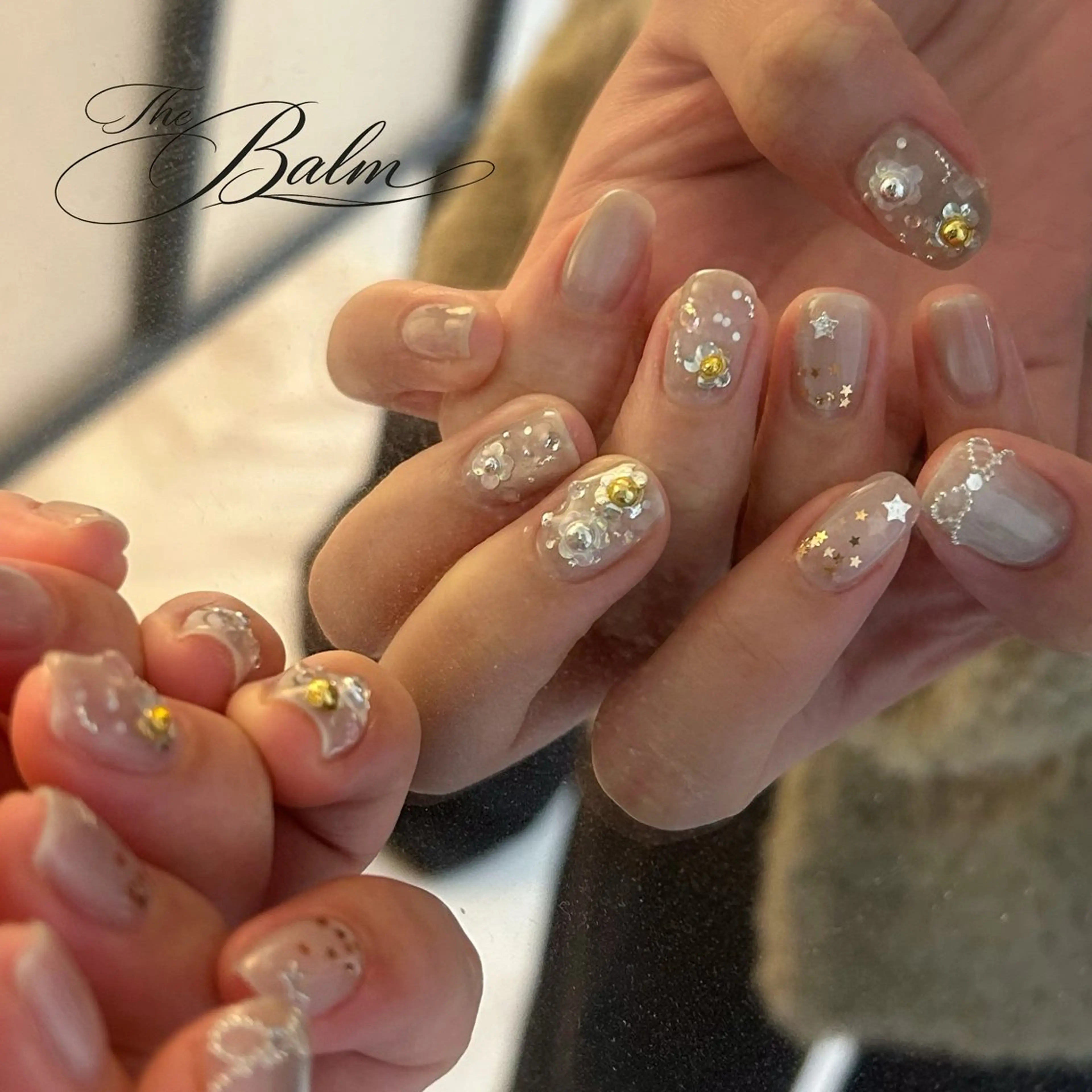 ネイル ハンドネイル THE BALM🤍 金宮のネイルデザイン
