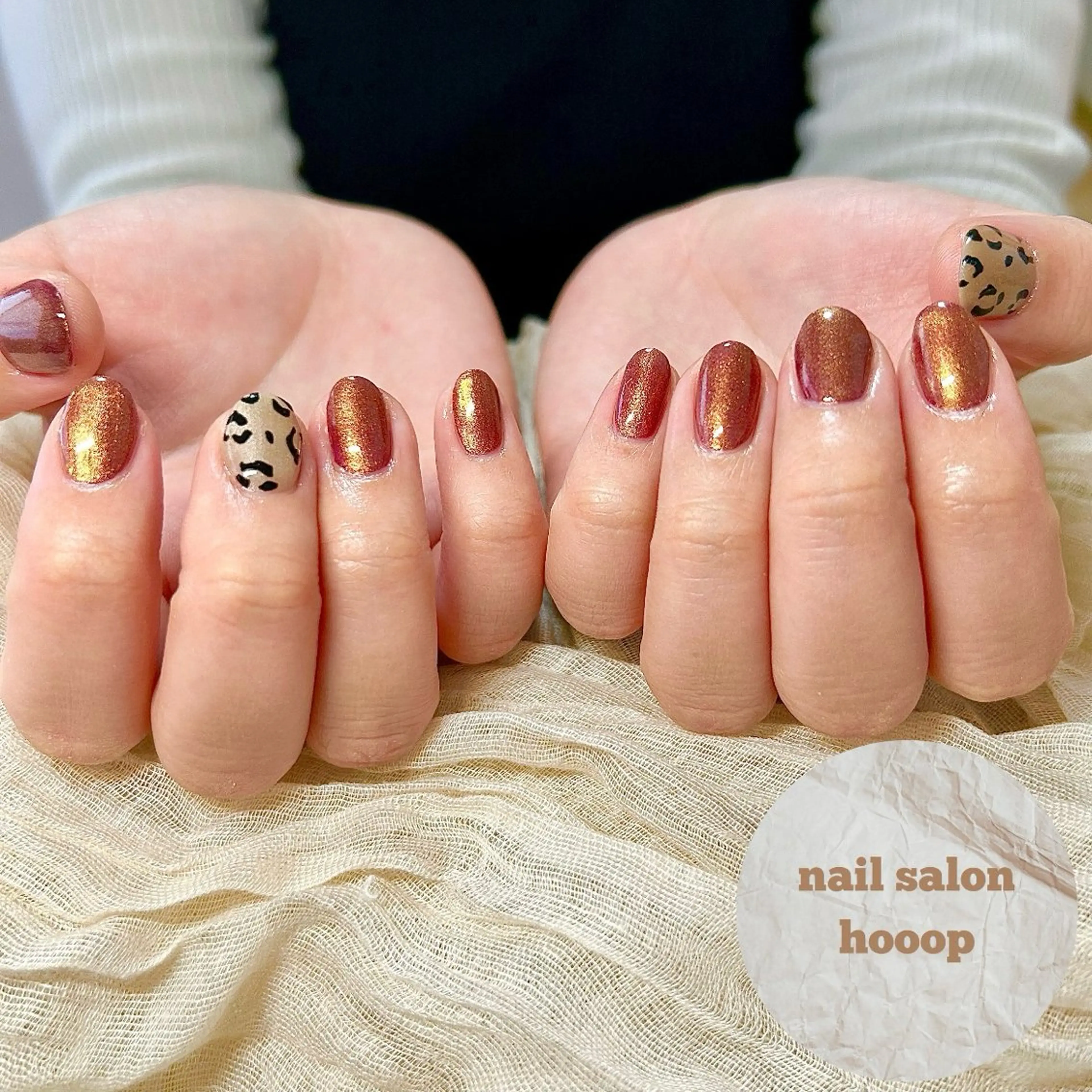 ネイル アニマル柄 hooop yuのネイルデザイン