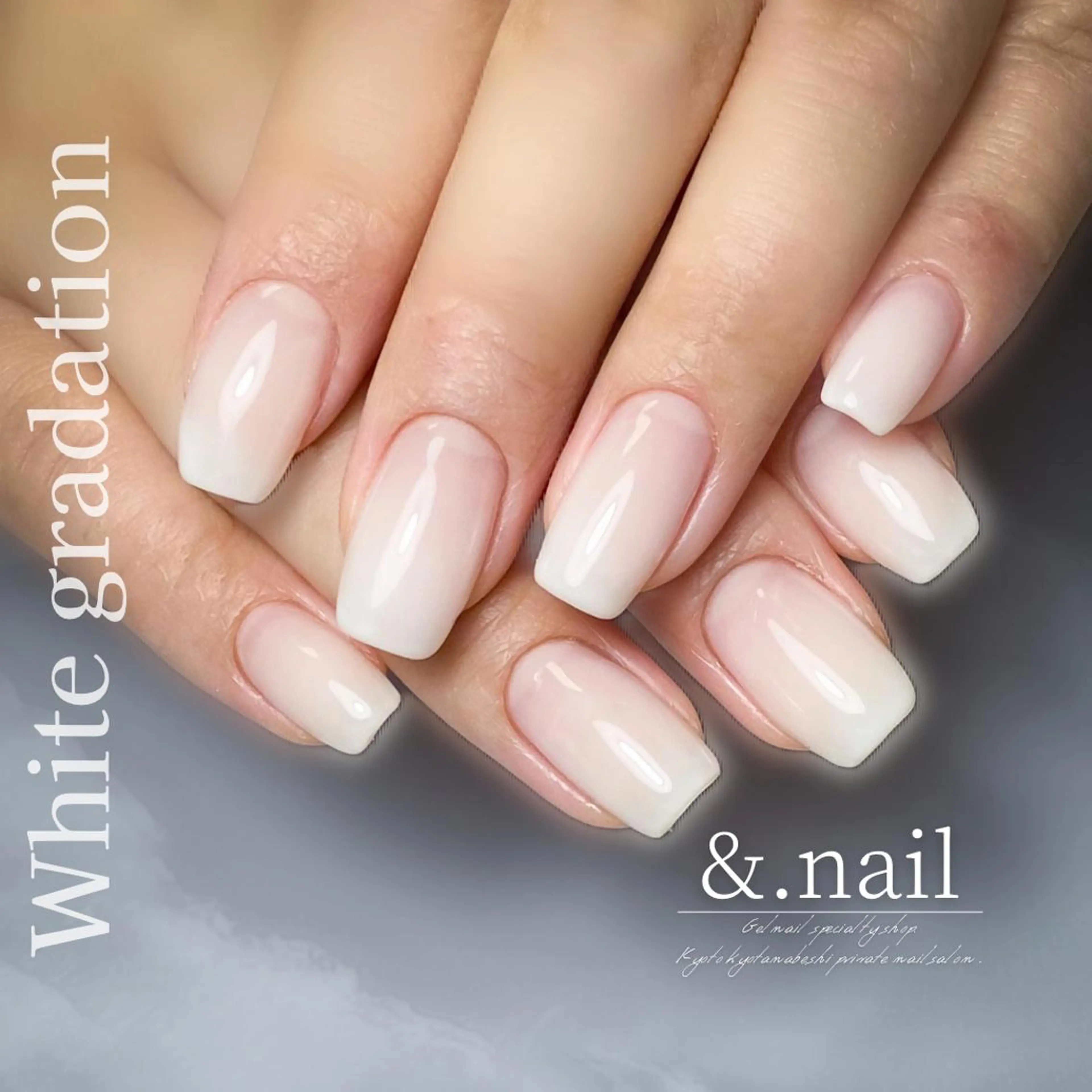 ネイル グラデーション ハンドネイル &.nail/ ニュアンス/持込み可のネイルデザイン