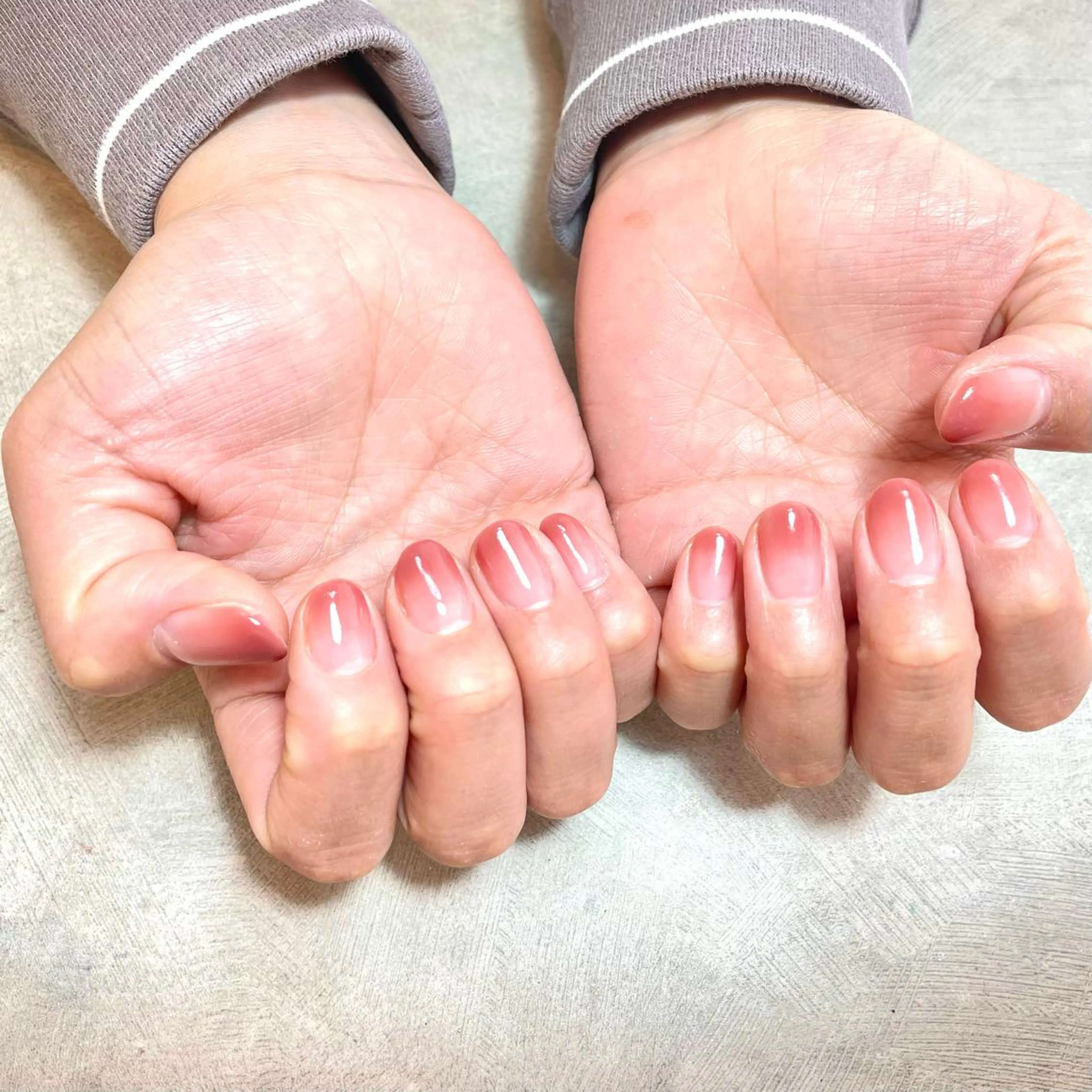 ネイル グラデーション ピンク 春ネイル ハンドネイル bylaki_ haruka(K)のネイルデザイン