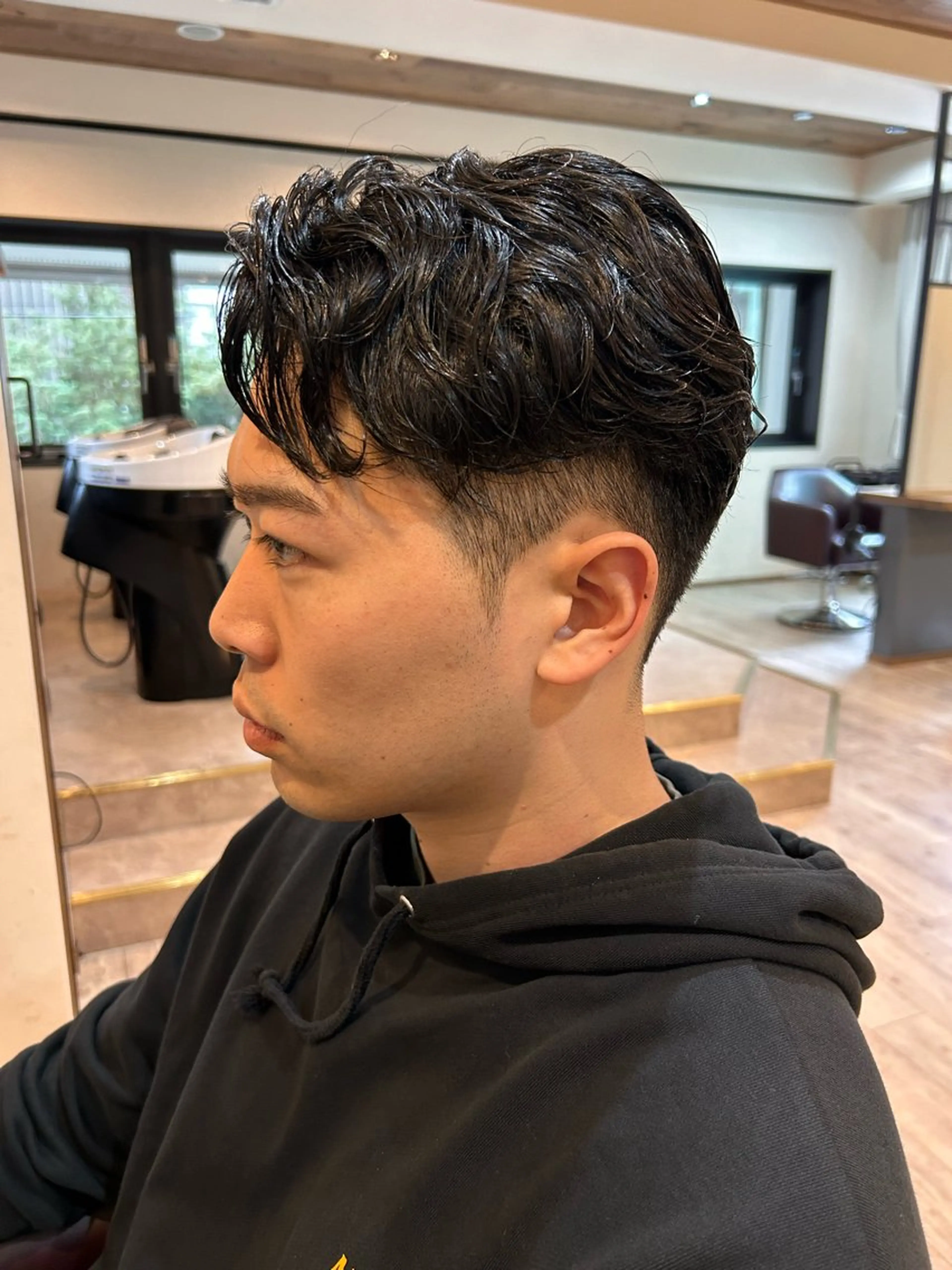 パーマ メンズ 奈良 優輝のヘアスタイル