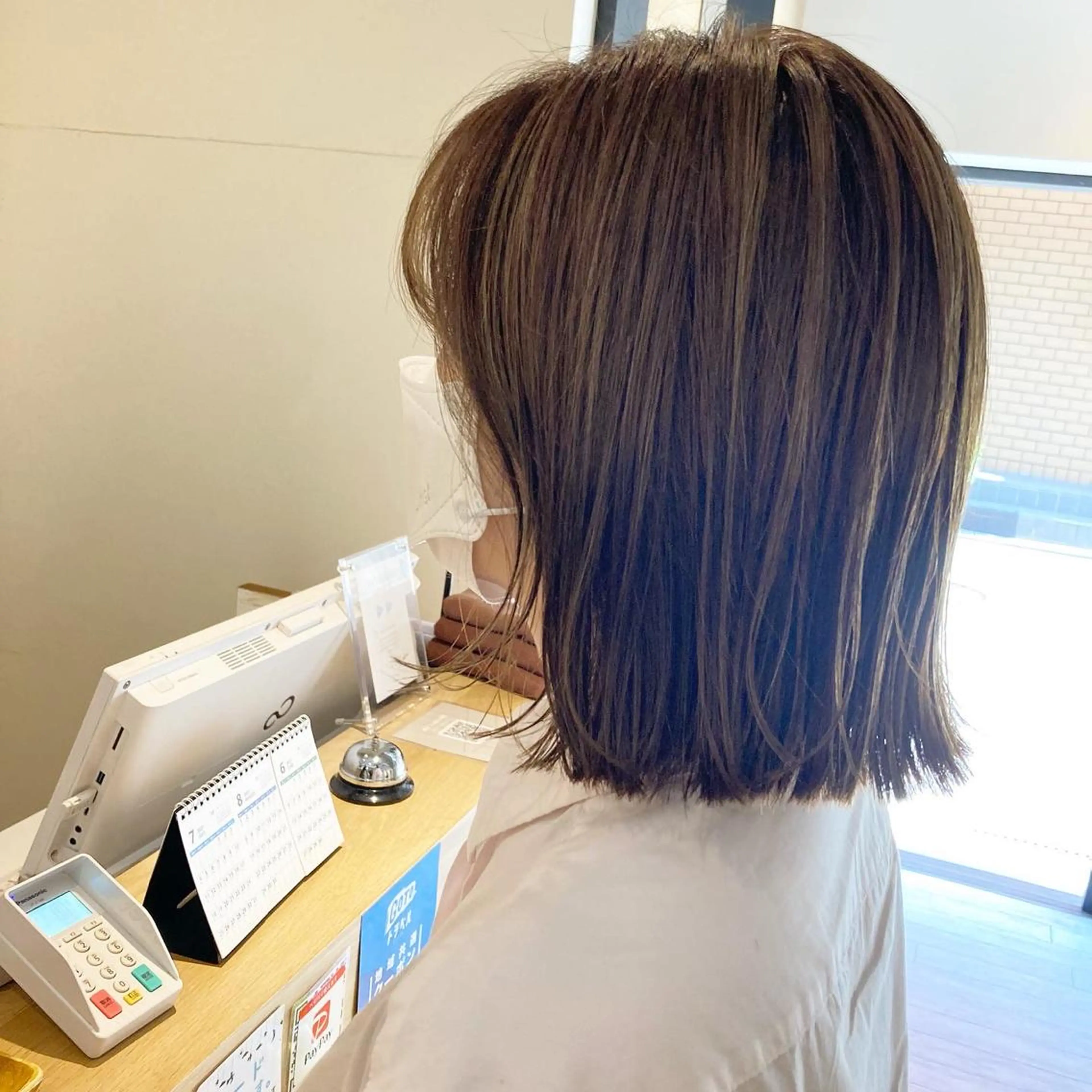 ショート 切りっぱなしボブ ボブ NEWI 京橋 京橋【tomomi】のヘアスタイル