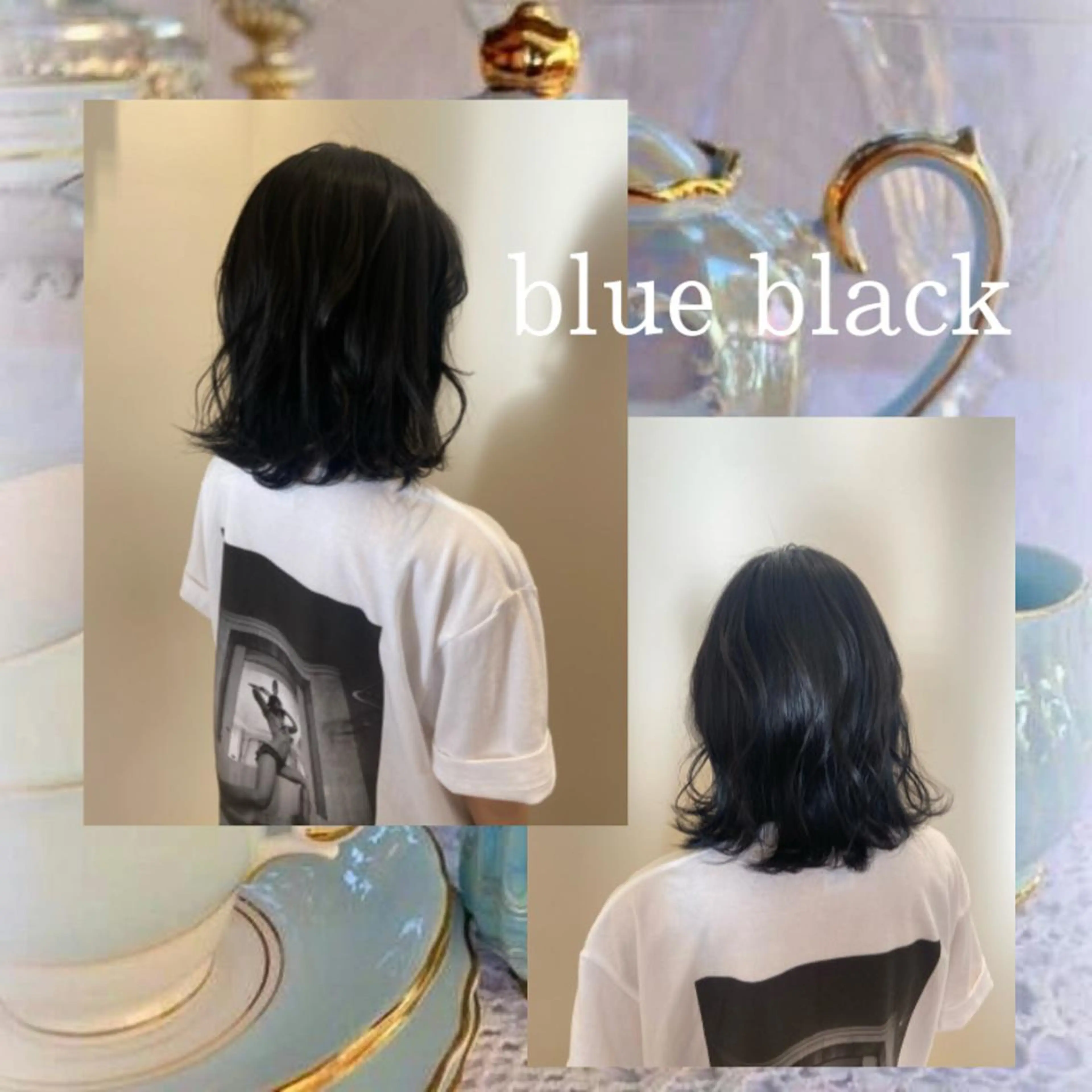 ミディアム カラー ヘアアレンジ ハイトーンカラー 🎀トップスタイリ スト湯川響🎀のヘアスタイル