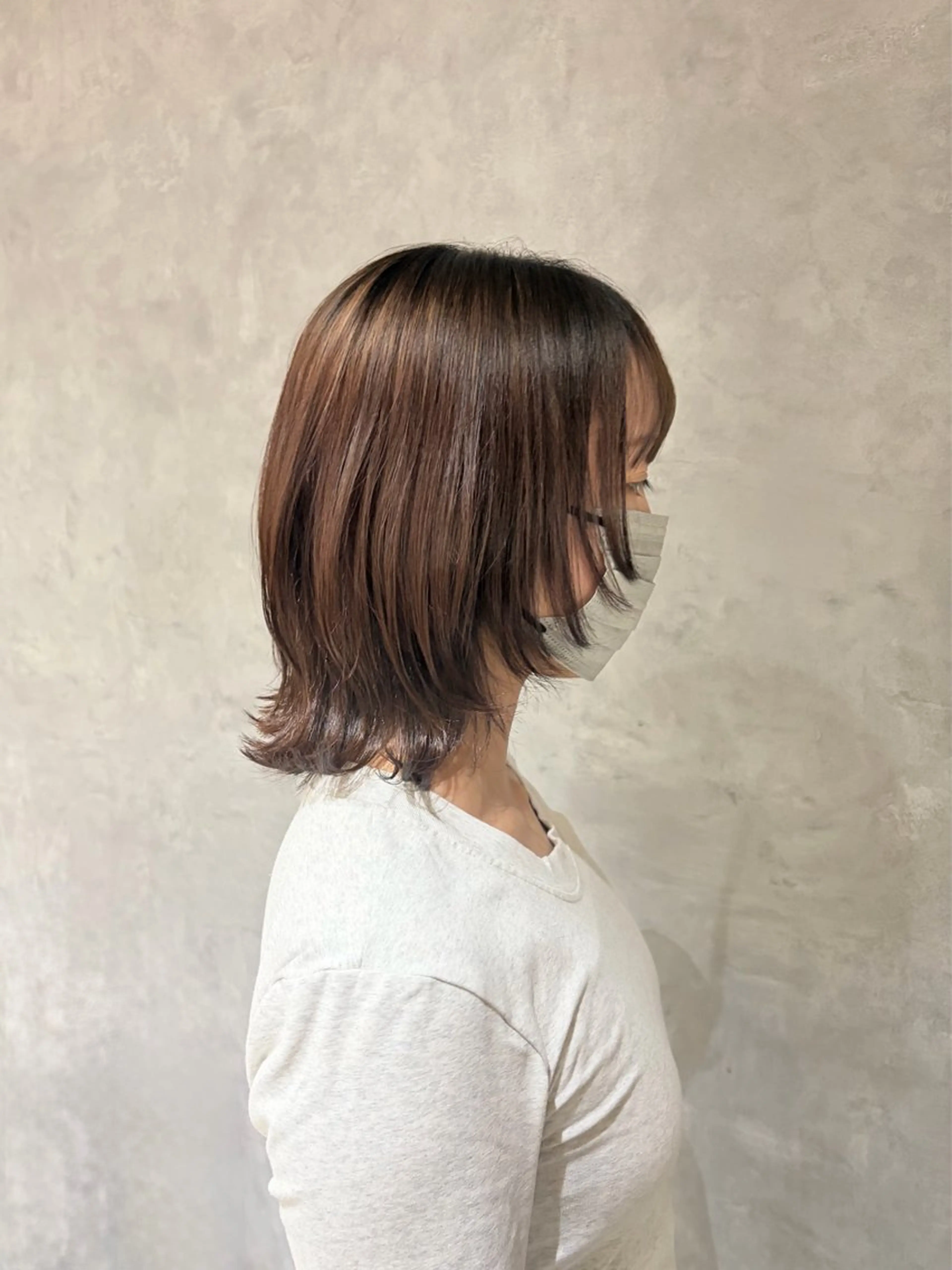 ミディアム レイヤーカット ✂️カットモデル募集 ✂️chihiroのヘアスタイル