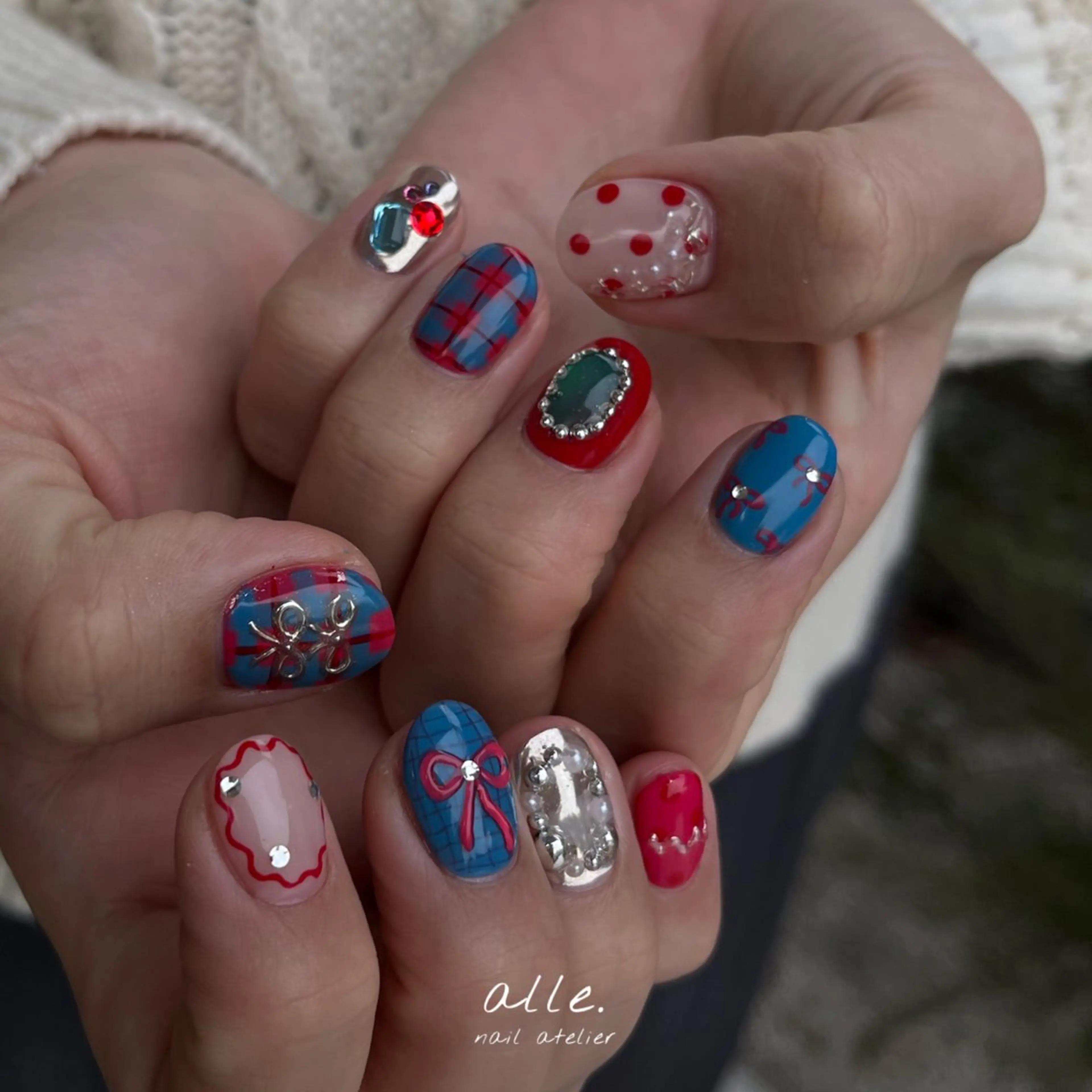 ネイル ハンドネイル atelier alle.のネイルデザイン