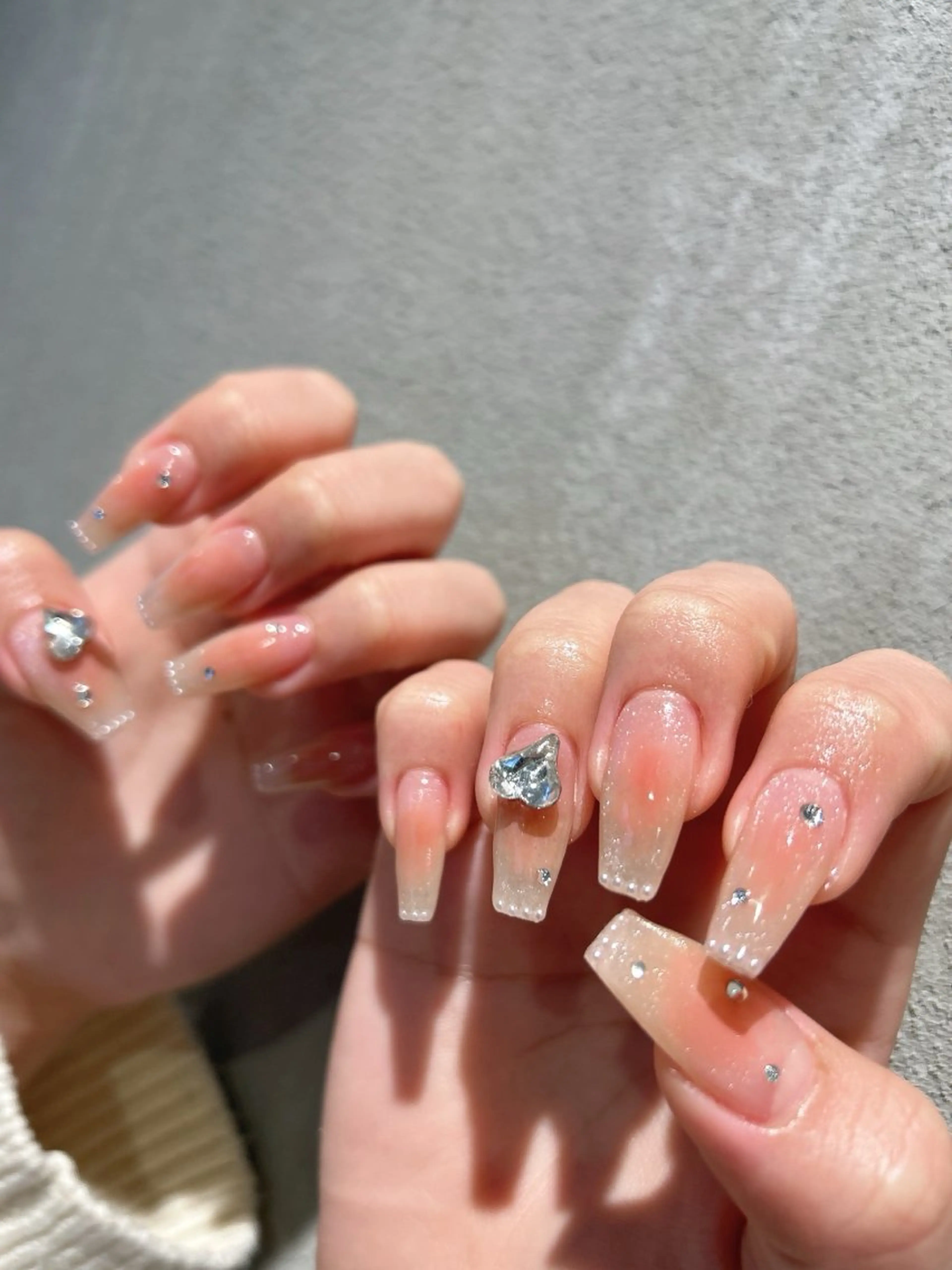 ネイル チークネイル ハンドネイル tote. sumileのネイルデザイン