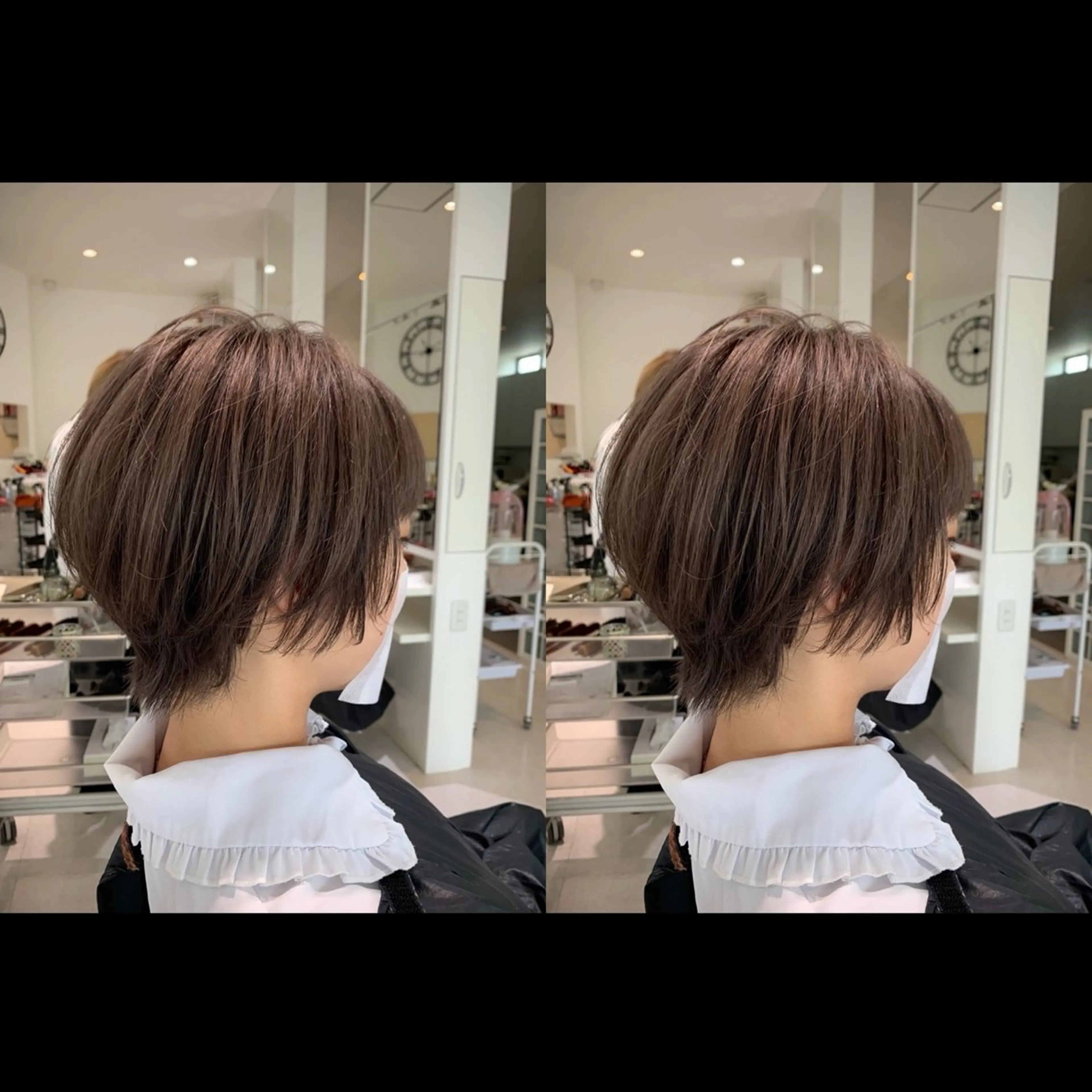 ショート カラー ショートボブ グレージュ ボブ ショートヘア ウルフカット 【20時〜22時】 KENのヘアスタイル