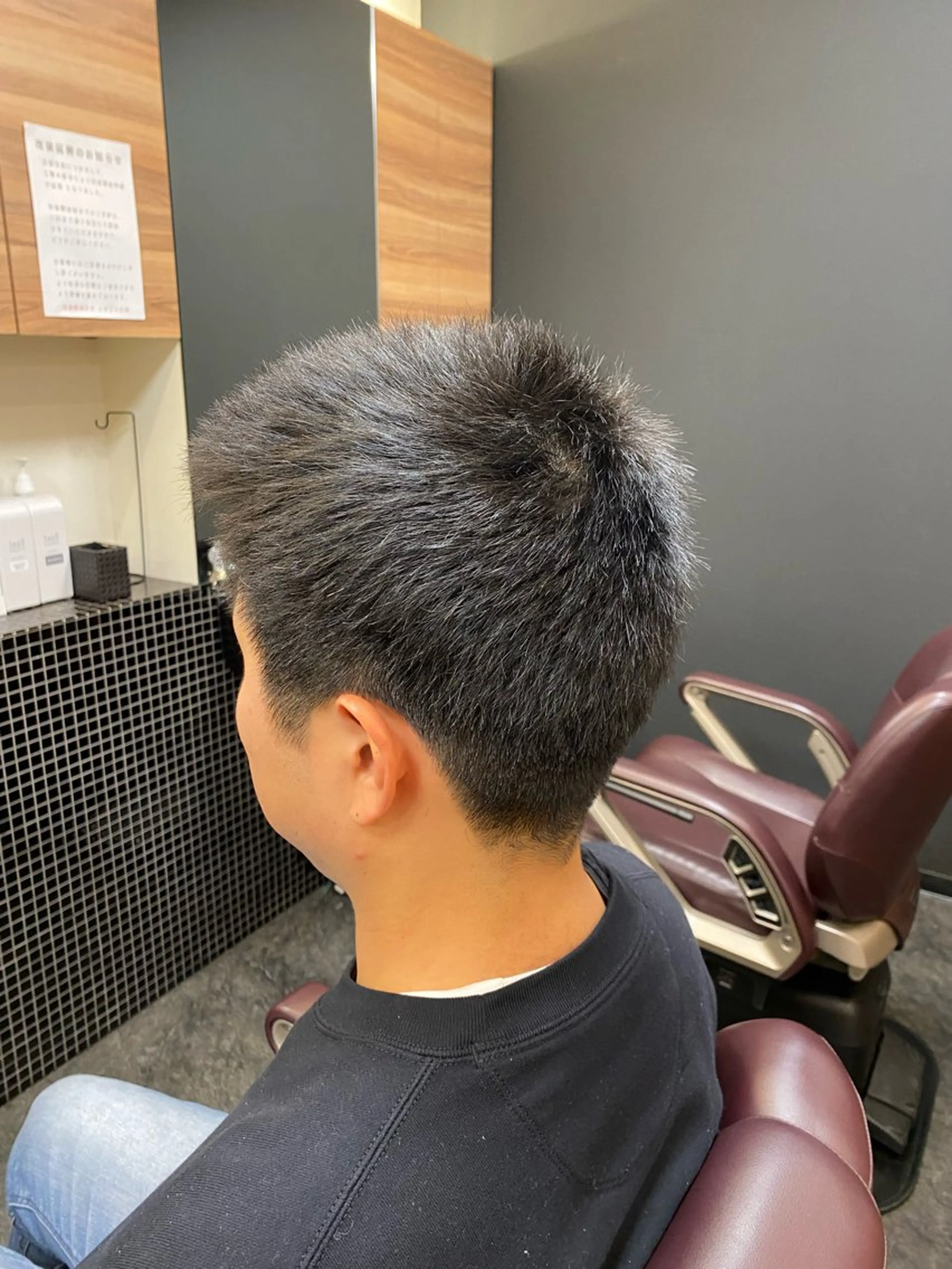 ショート メンズ メンズカット０円 モデル募集野田阪神のヘアスタイル