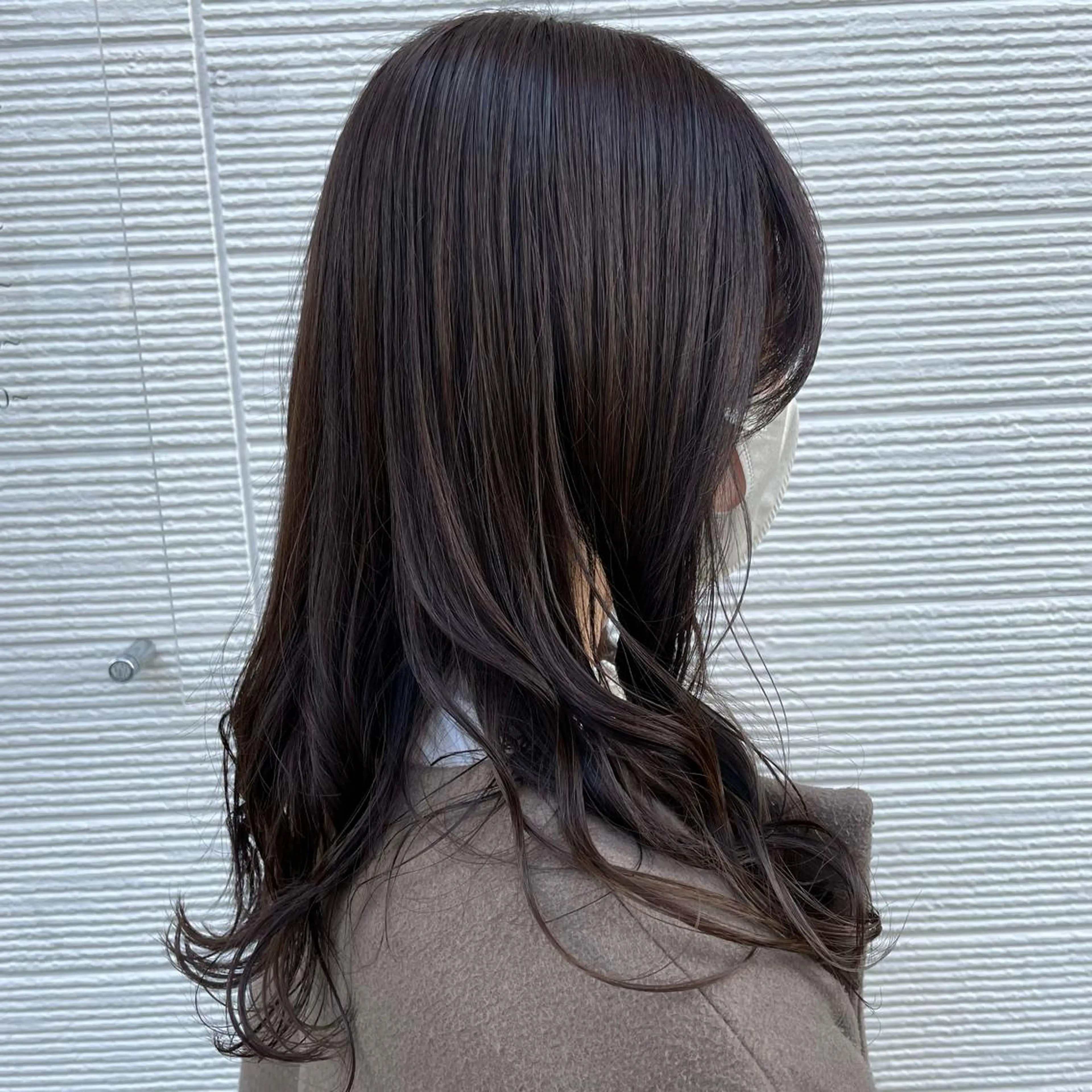 セミロング カラー カット ヘアカラー トリートメント FERIAあべの KARINのヘアスタイル
