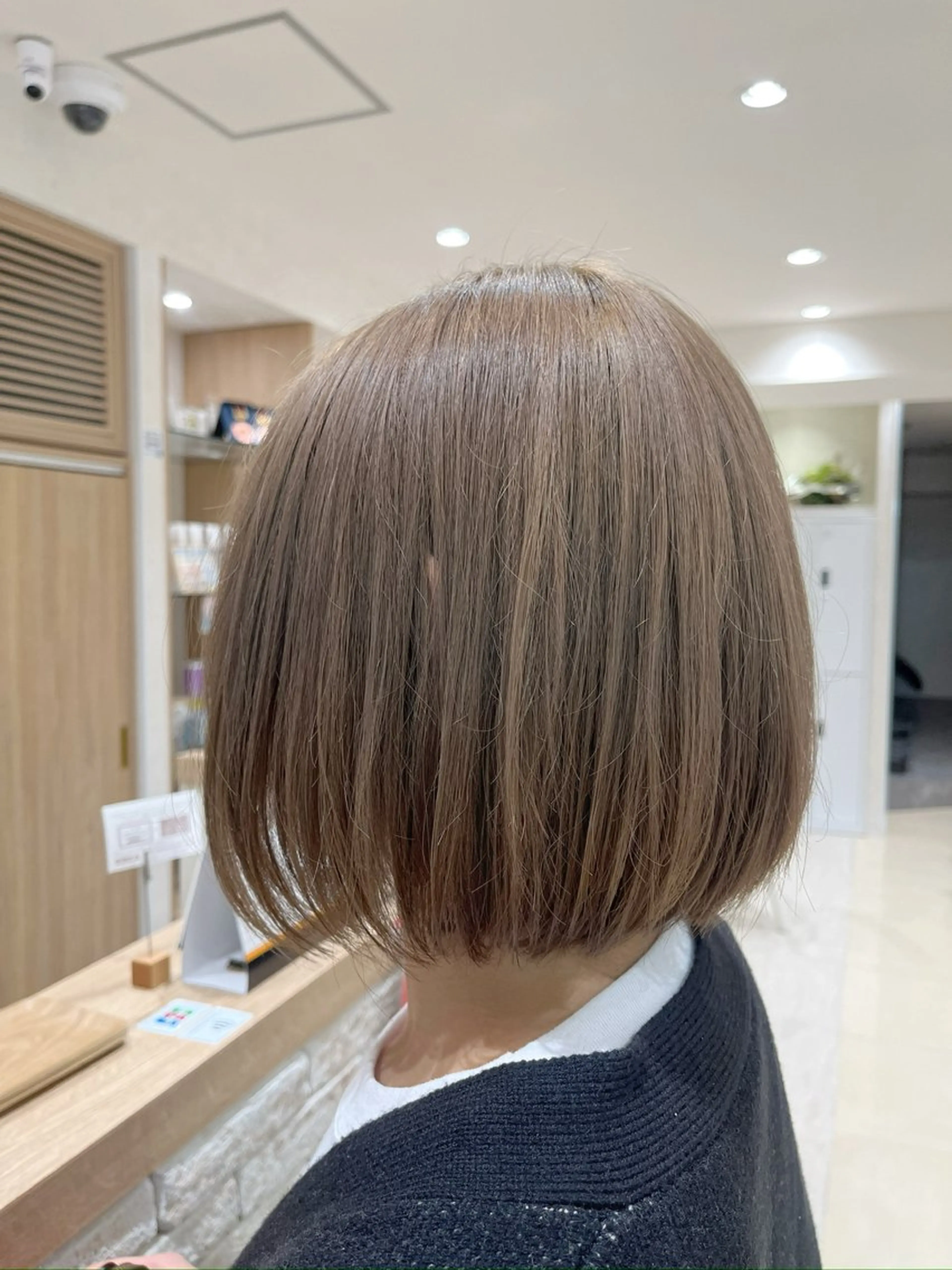 ショート カラー ヘアカラー シアーベージュニスト 🥣大石亜里紗のヘアスタイル