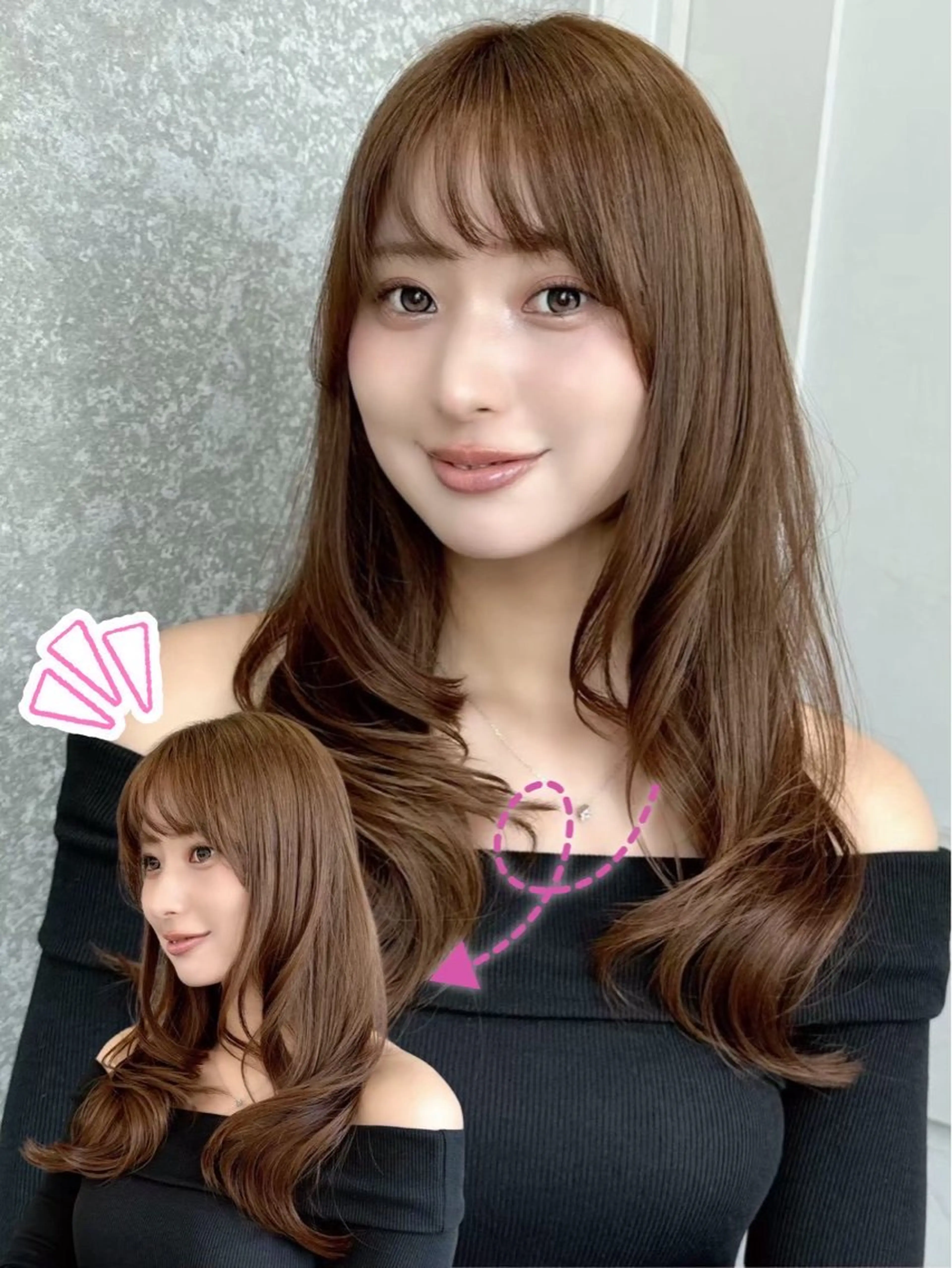 カラー モデル募集中🎀 透明感カラー/ひなたのヘアスタイル