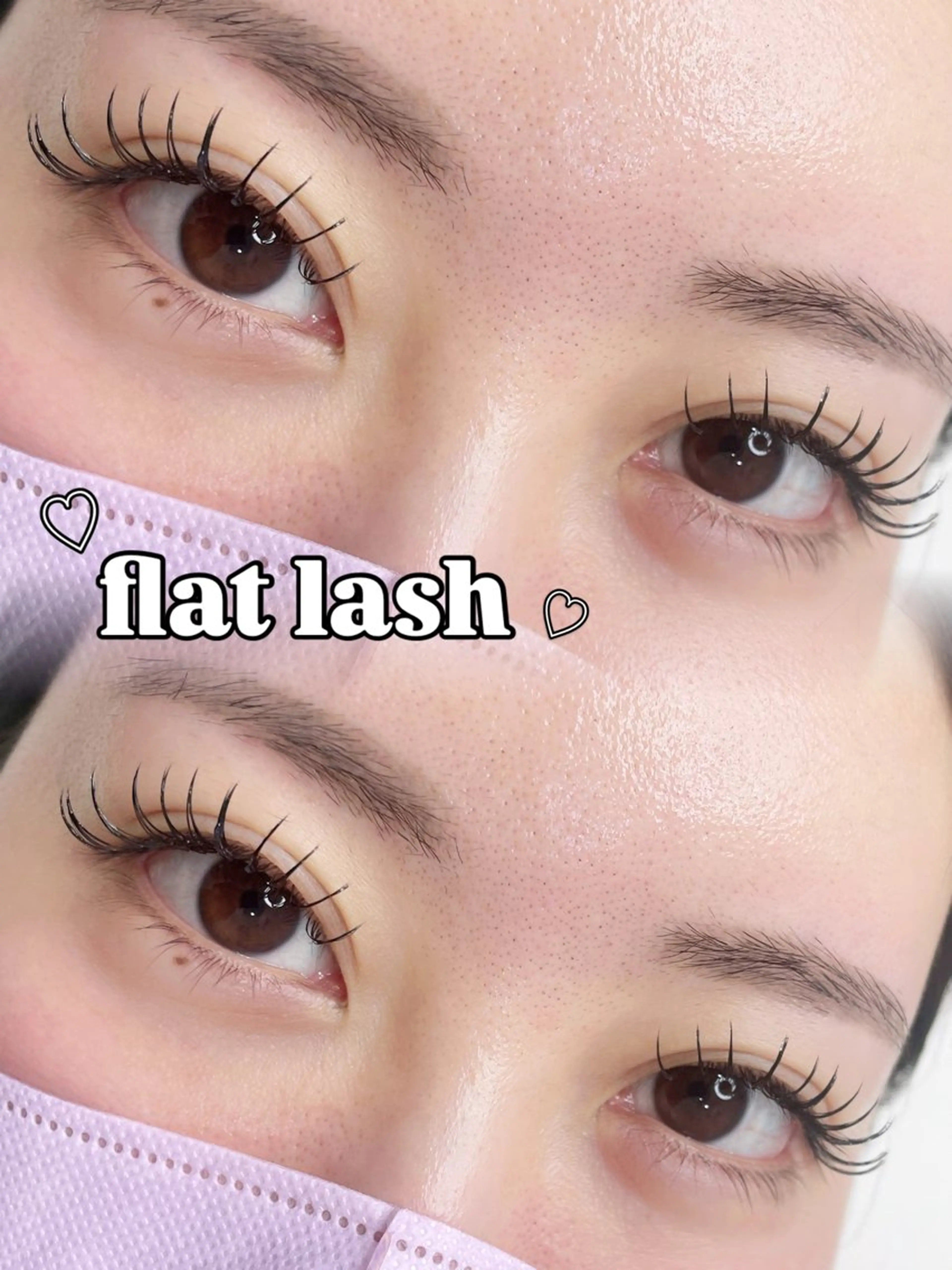 マツエク・マツパ フラットラッシュ アンドヘルシーLED 天満 🐥RINKAのマツエク・マツパデザイン