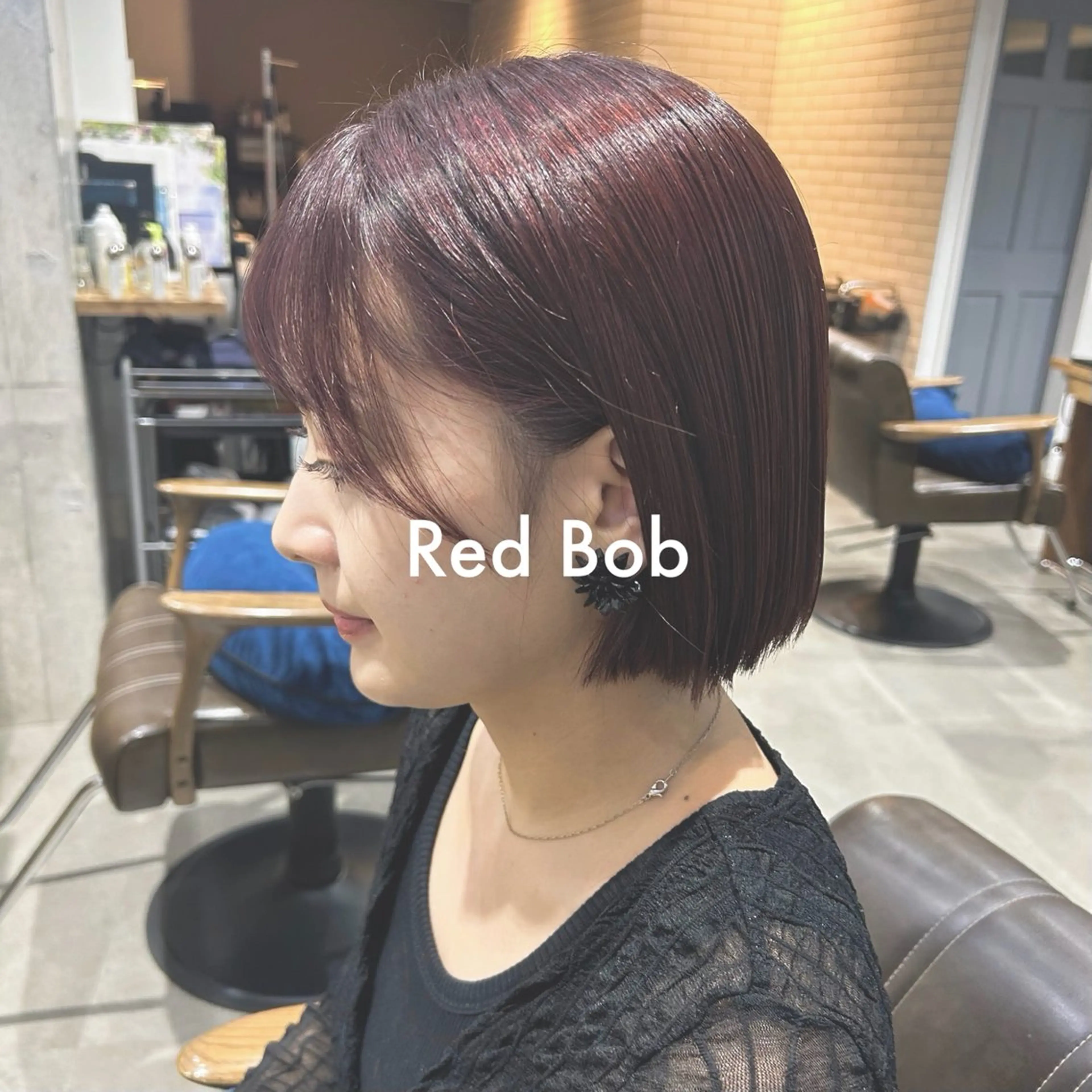 ショート カラー カット Eri 🌿透明感・艶カラーのヘアスタイル