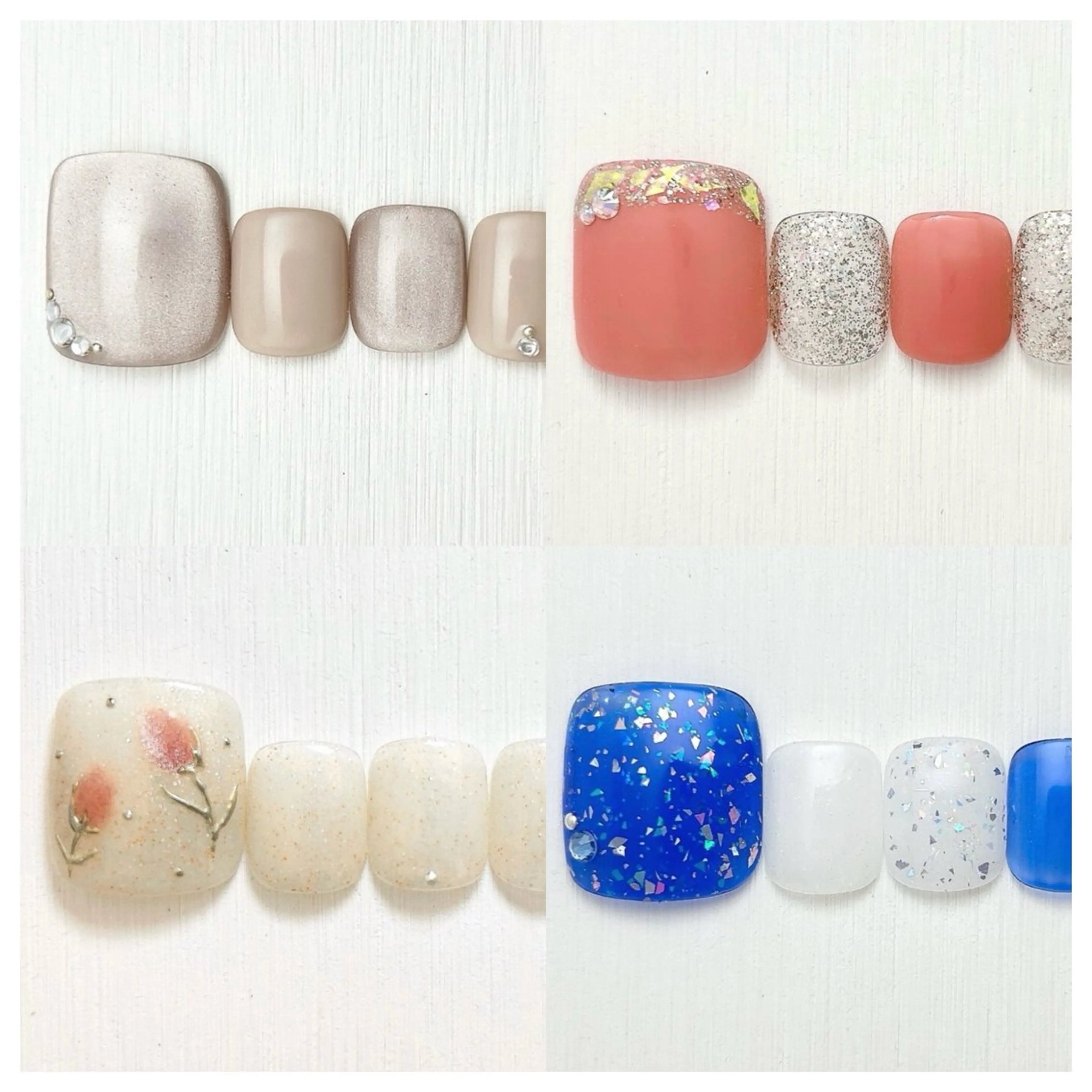 4/15(水)15:30~オフなしフットデザイン(指定あり)+角質除去90分💅@abbie新宿東口店の写真