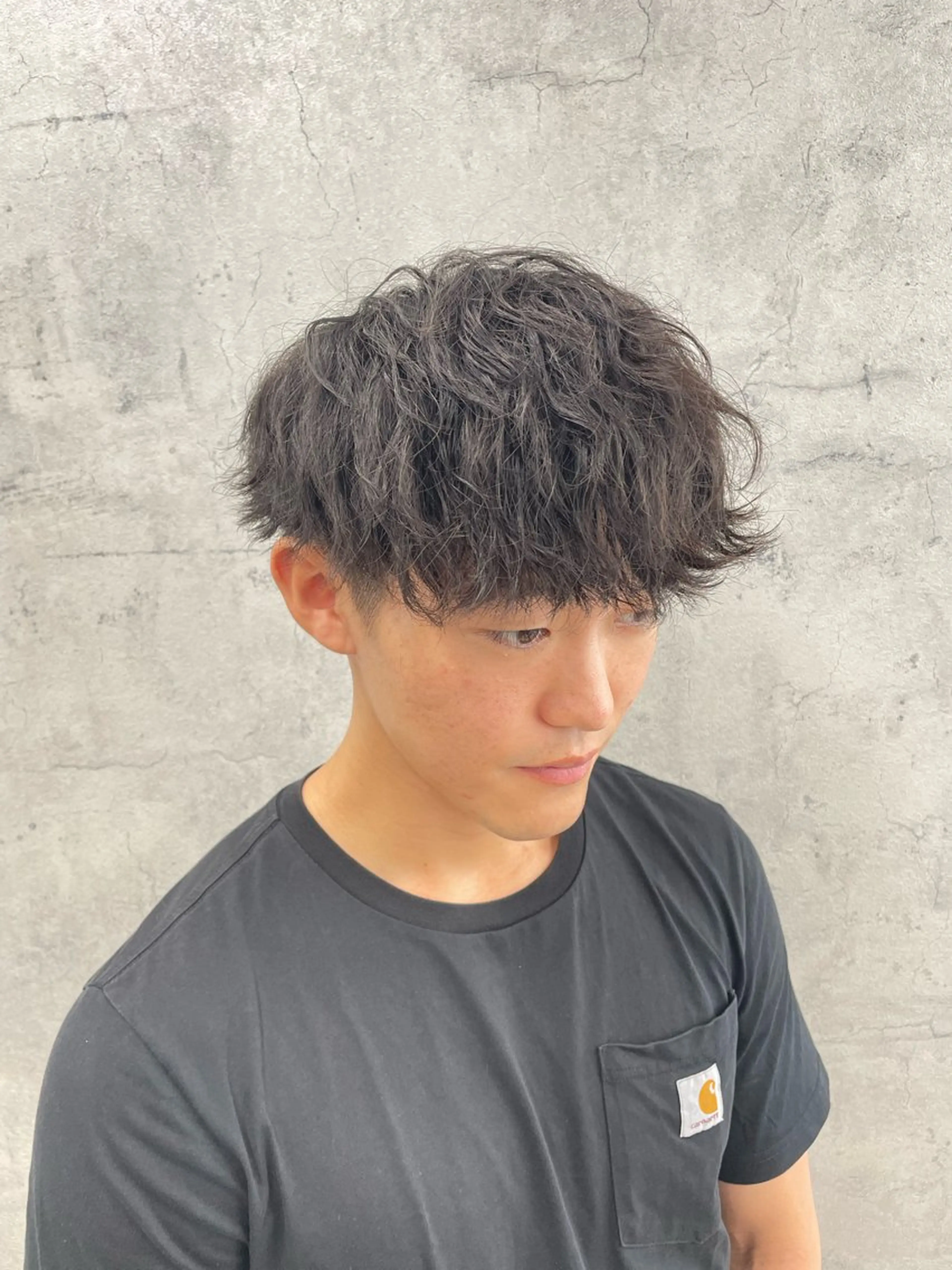 ショート パーマ メンズ カット パーマ メンズ/パーマ KAZUKIのヘアスタイル