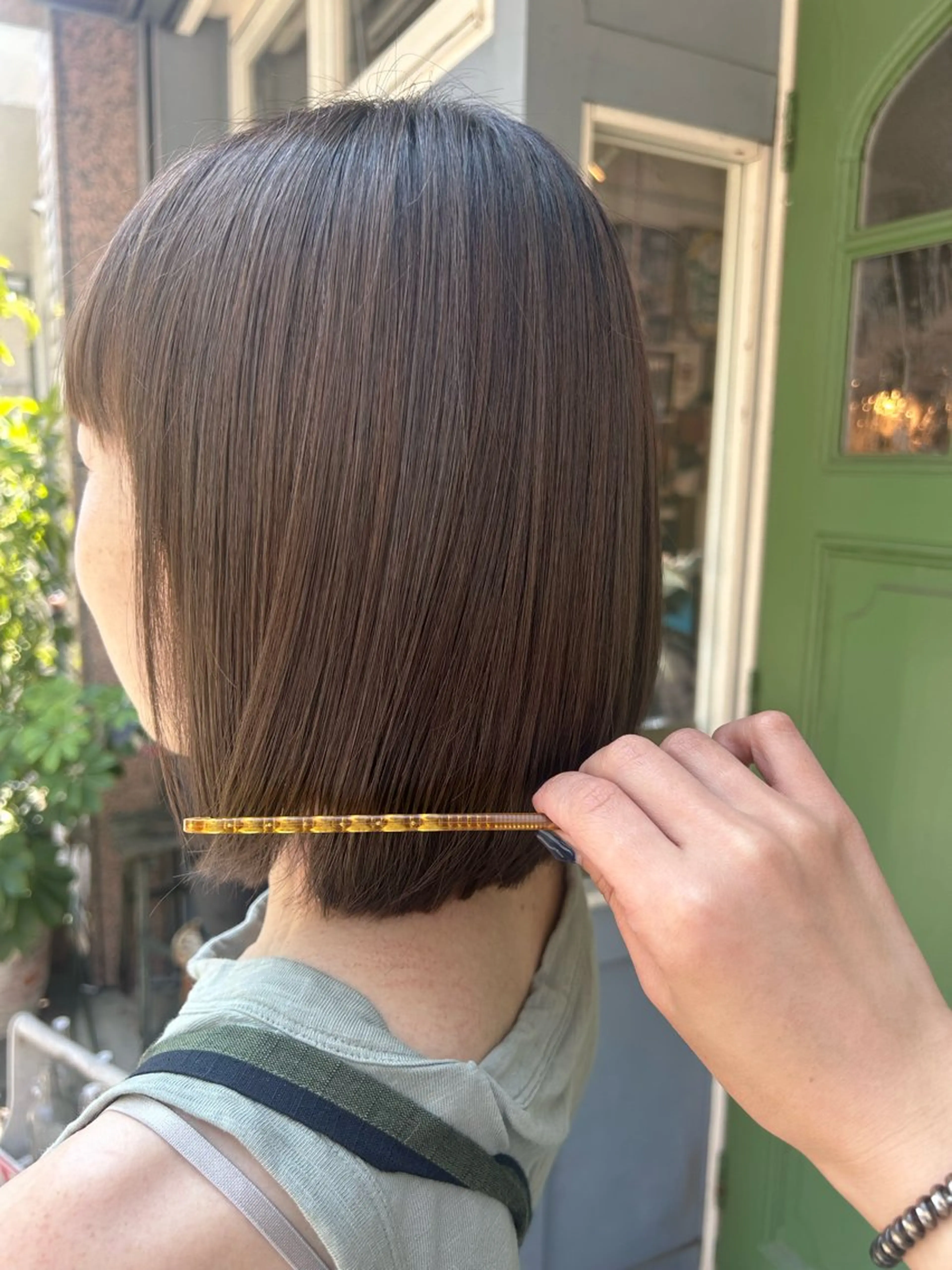 ショート カラー 透明感カラー ヘアカラー 清水千優/パーマ/ メンズパーマのヘアスタイル